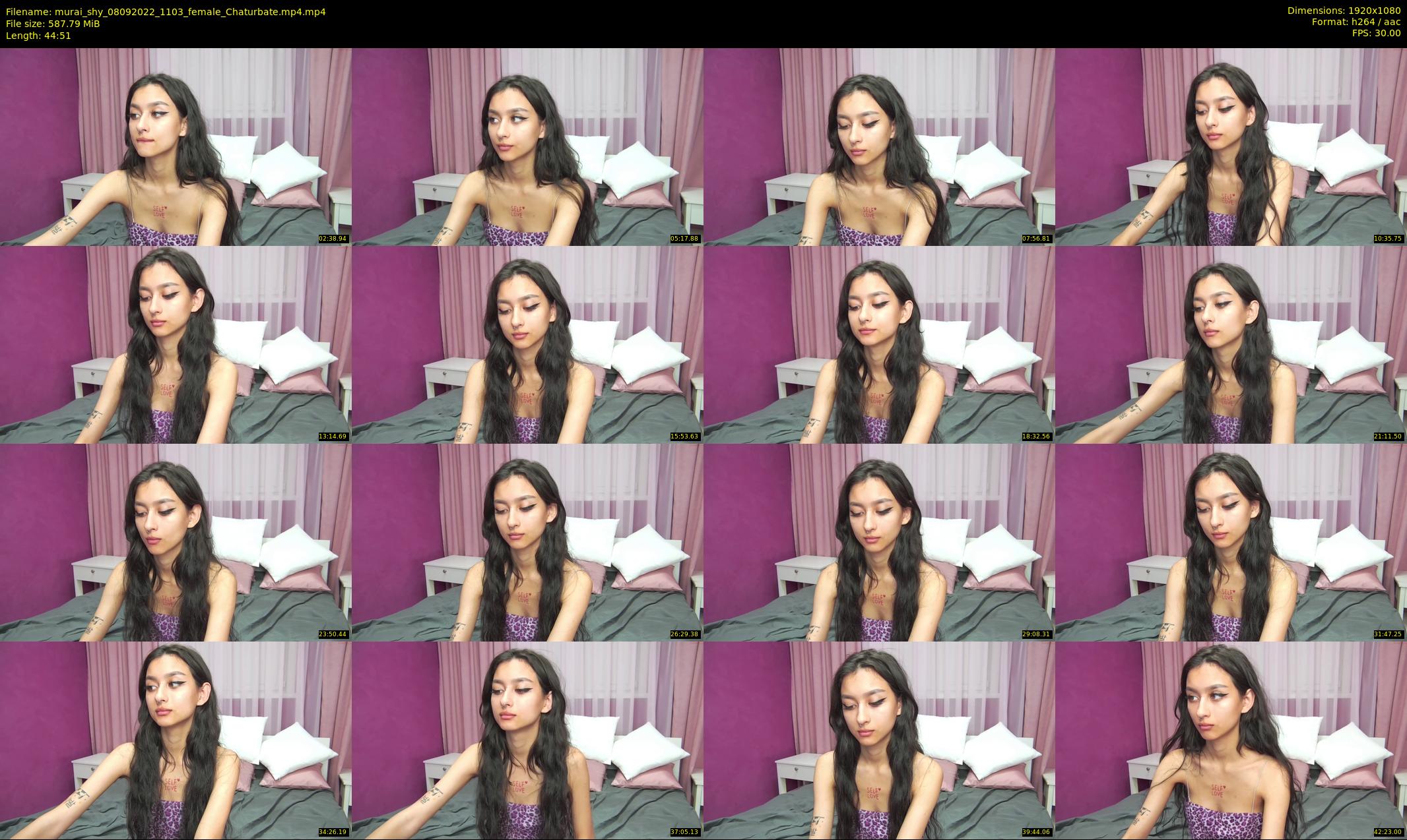 murai_shy — 45 minute Chaturbate female cam show recording, 1080p, Sep 8, 2022