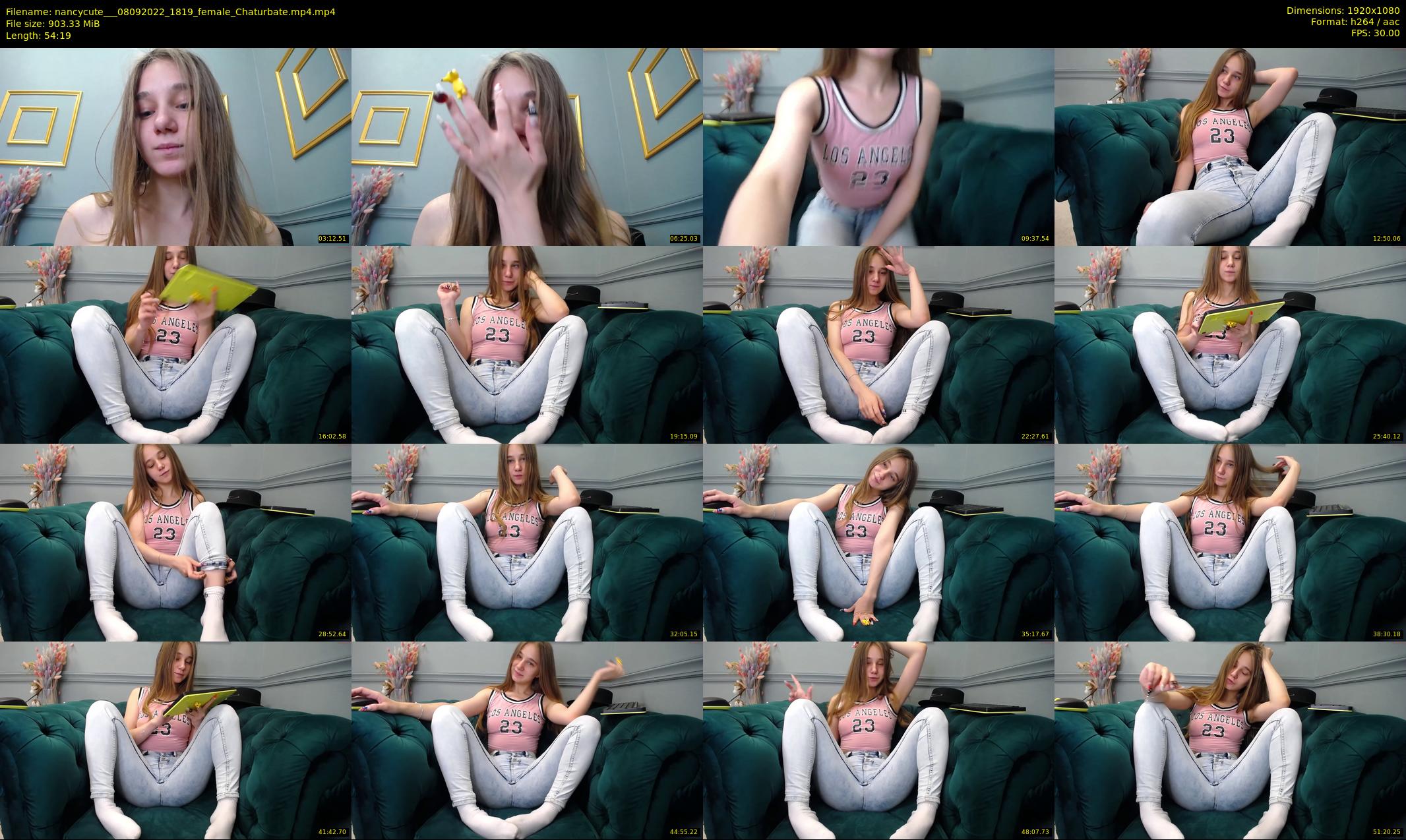 nancycute__ — 55 minute Chaturbate female cam show recording, 1080p, Sep 8, 2022