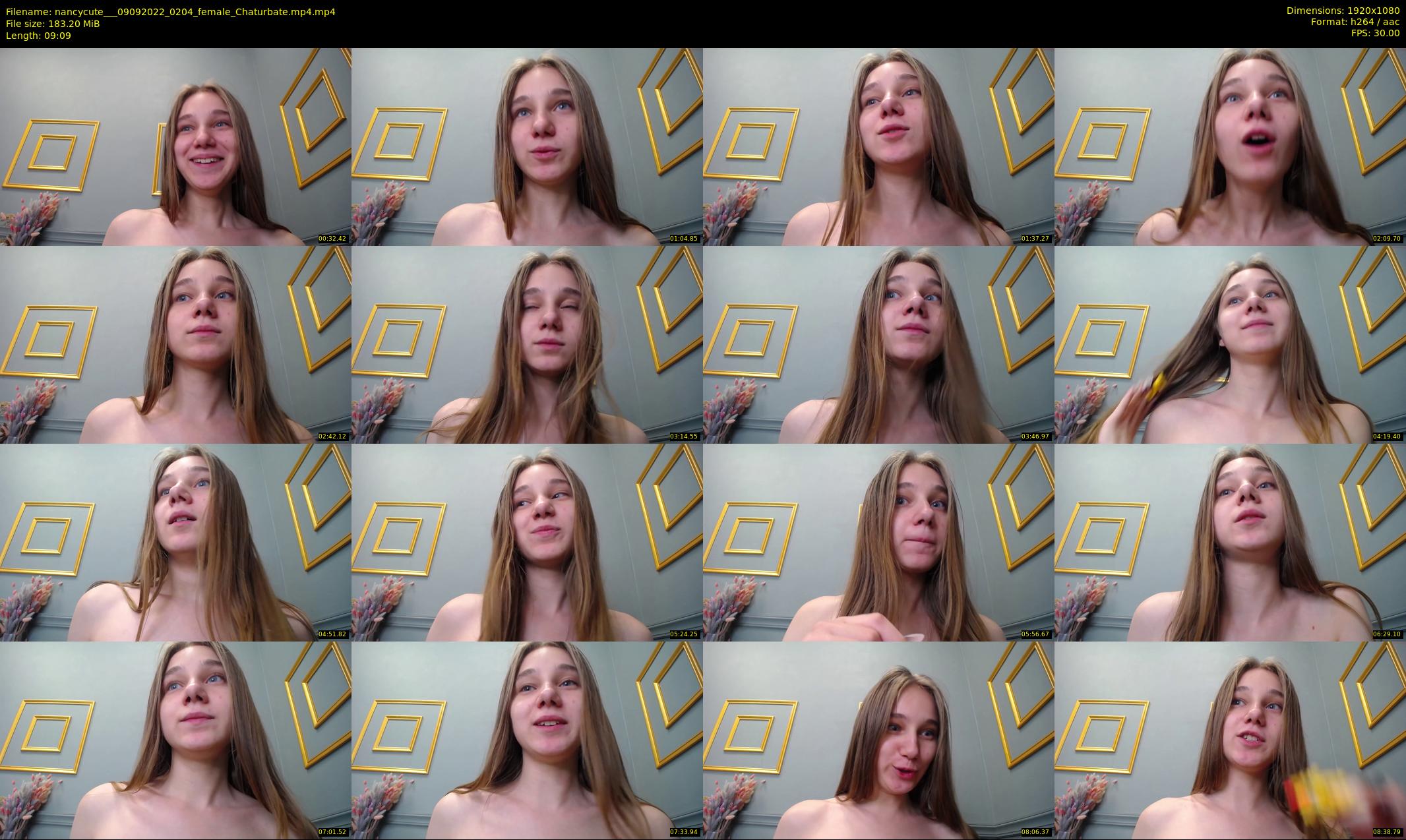 nancycute__ — 10 minute Chaturbate female cam show recording, 1080p, Sep 9, 2022