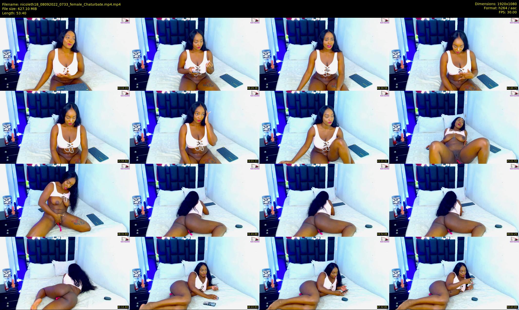 nicoleth18 — 54 minute Chaturbate female cam show recording, 1080p, Sep 8, 2022