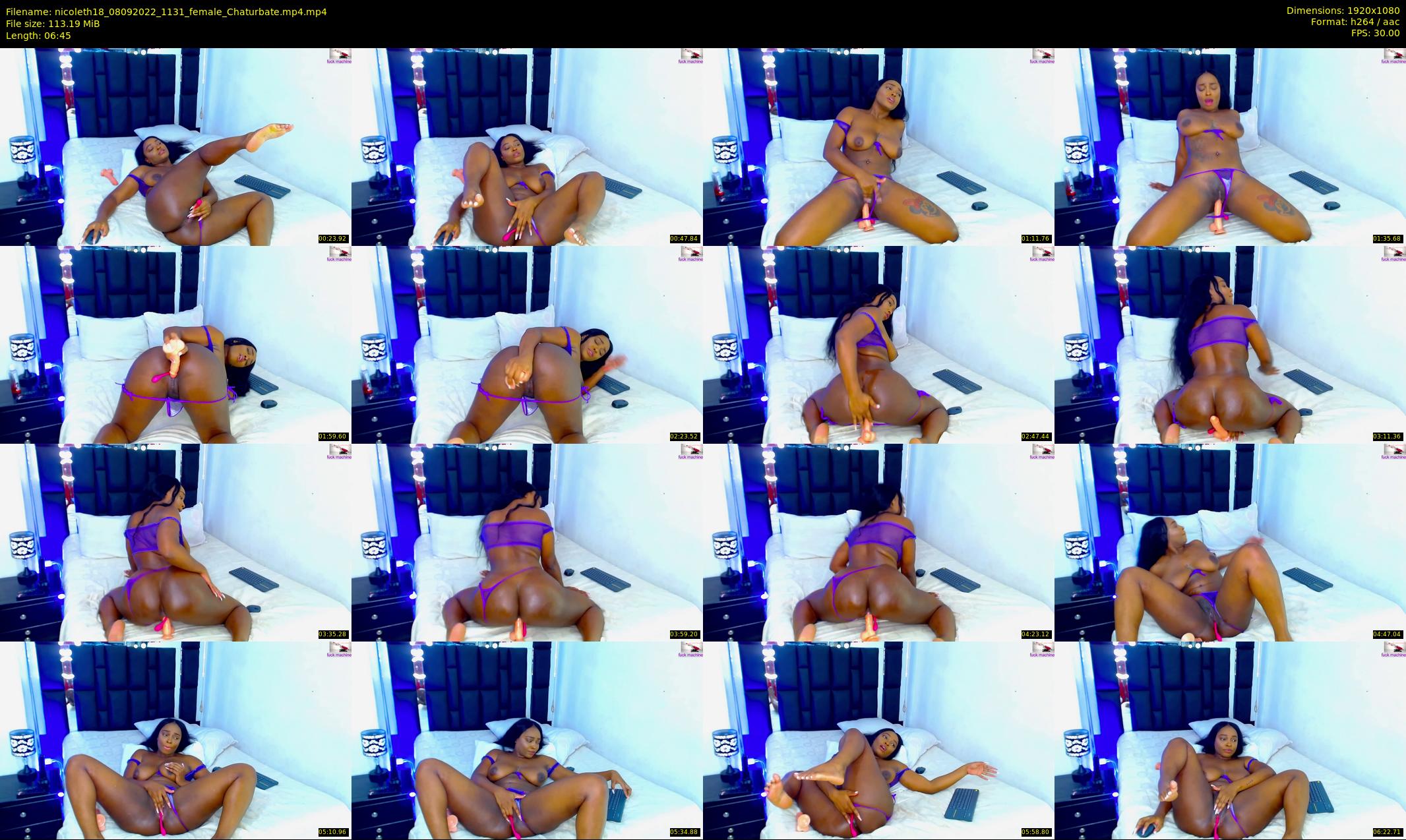 nicoleth18 — 7 minute Chaturbate female cam show recording, 1080p, Sep 8, 2022