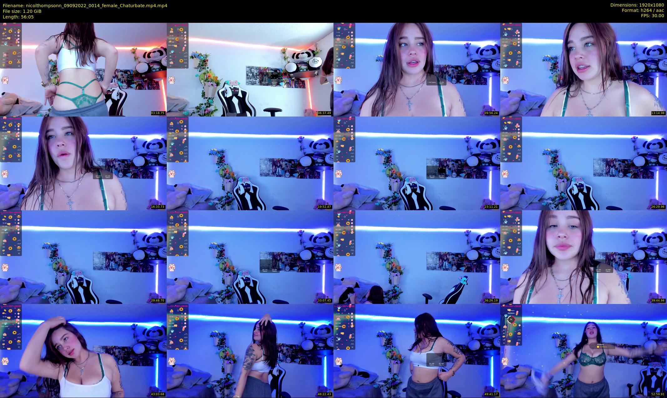 nicolthompsonn — 57 minute Chaturbate female cam show recording, 1080p, Sep 9, 2022