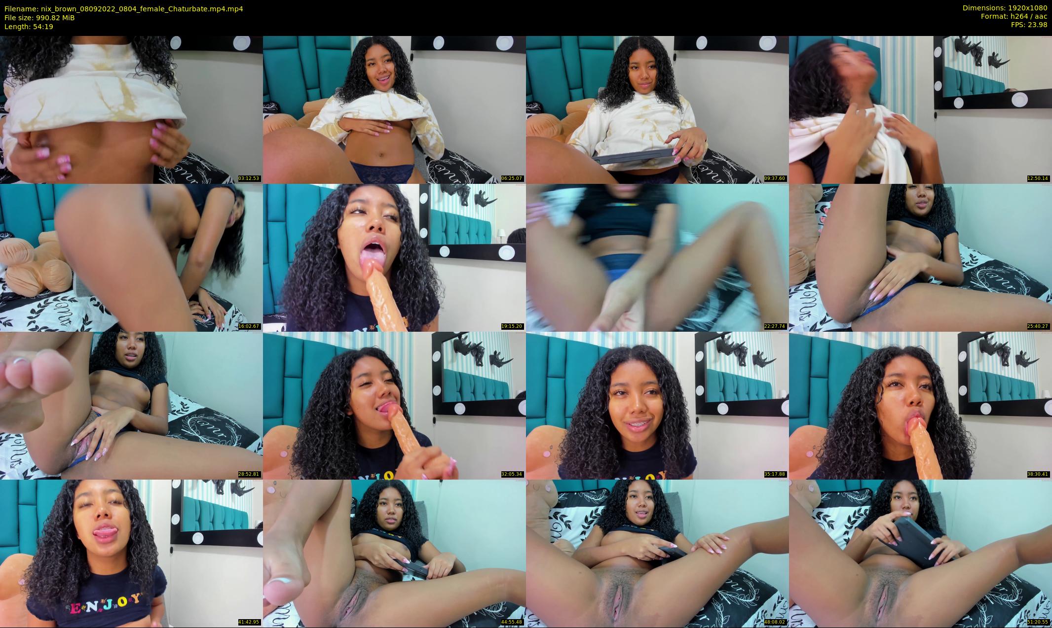 nix_brown — 55 minute Chaturbate female cam show recording, 1080p, Sep 8, 2022