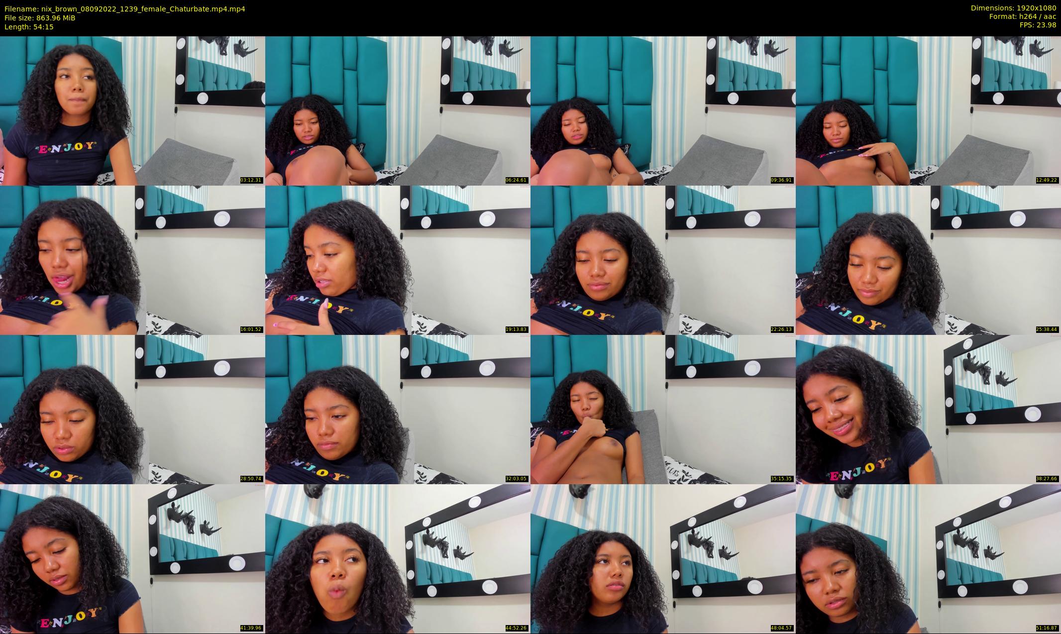nix_brown — 55 minute Chaturbate female cam show recording, 1080p, Sep 8, 2022