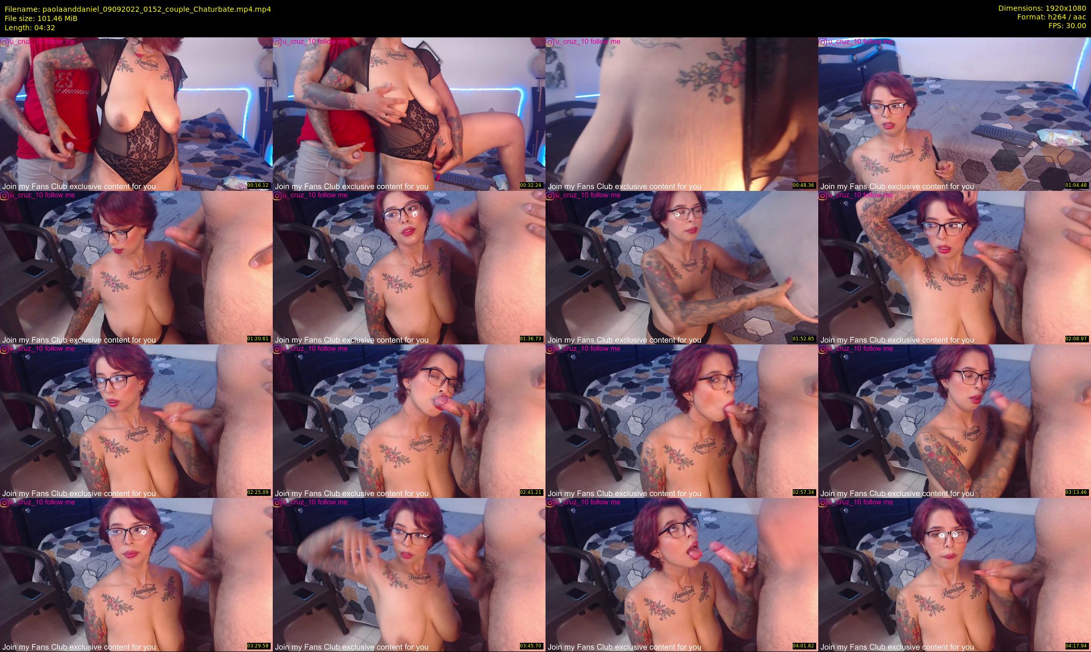 paolaanddaniel — 5 minute Chaturbate couple cam show recording, 1080p, Sep 9, 2022