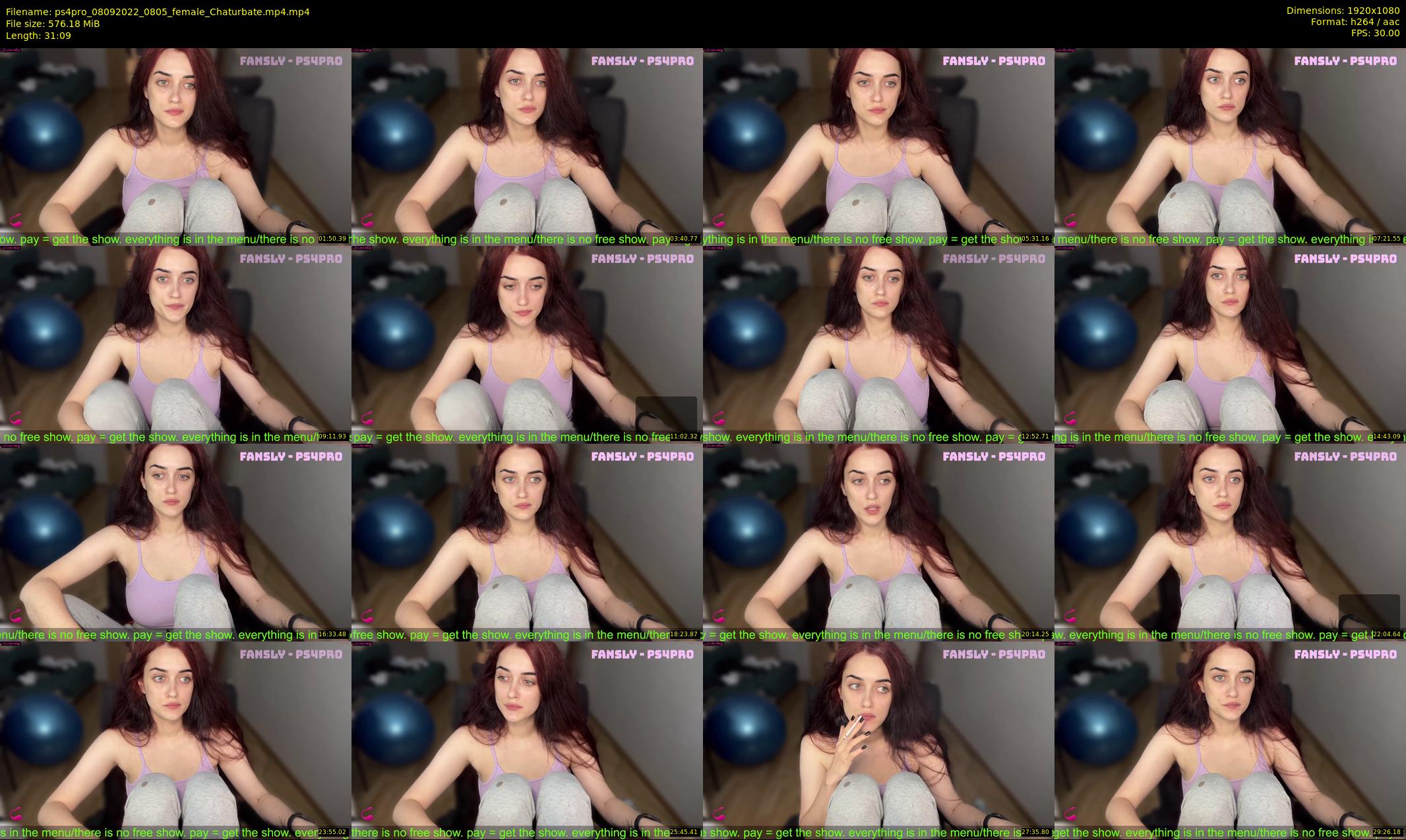 ps4pro — 32 minute Chaturbate female cam show recording, 1080p, Sep 8, 2022