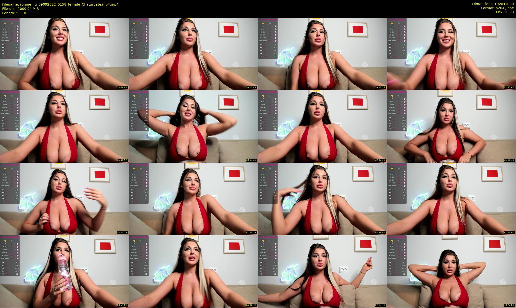 ronnie__g — 54 minute Chaturbate female cam show recording, 1080p, Sep 9, 2022