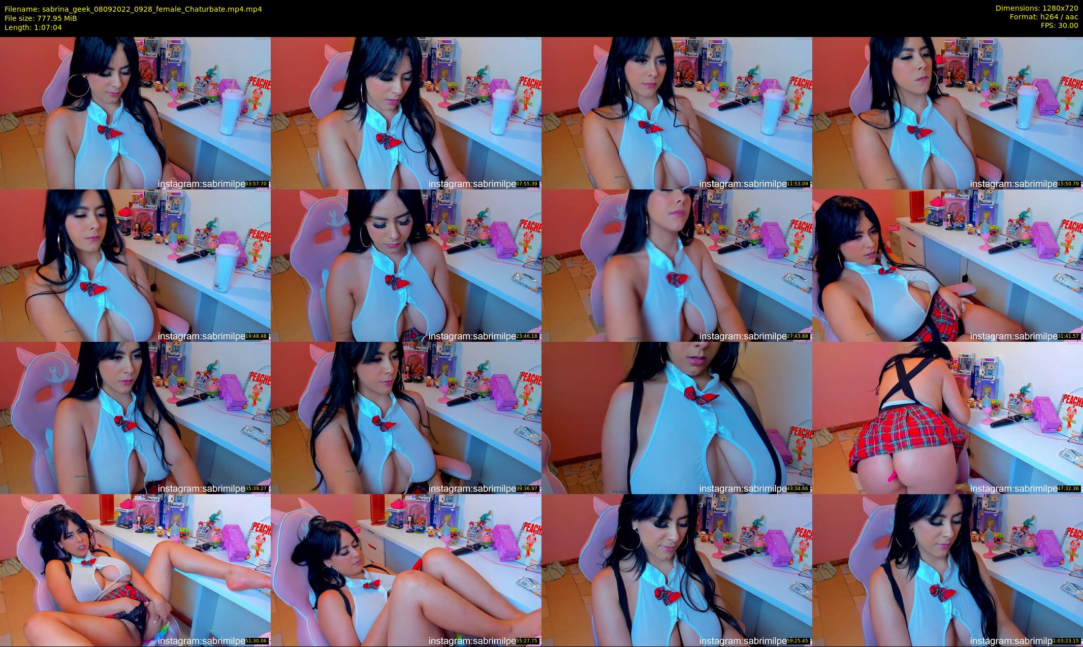sabrina_geek — 68 minute Chaturbate female cam show recording, 720p, Sep 8, 2022