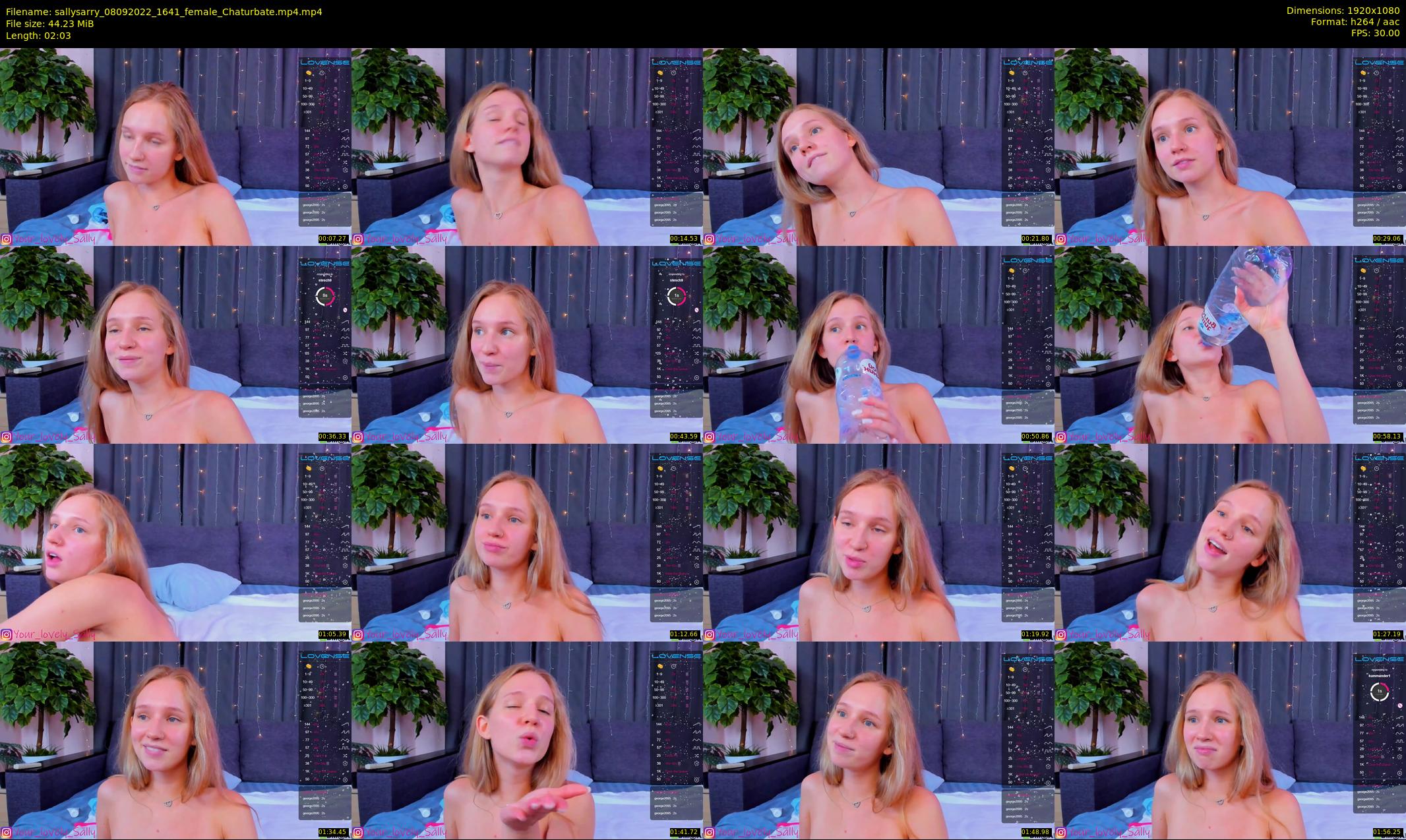 sallysarry — 3 minute Chaturbate couple cam show recording, 1080p, Sep 8, 2022
