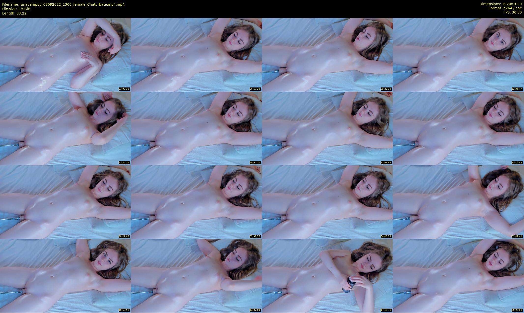 sinacampby — 54 minute Chaturbate couple cam show recording, 1080p, Sep 8, 2022