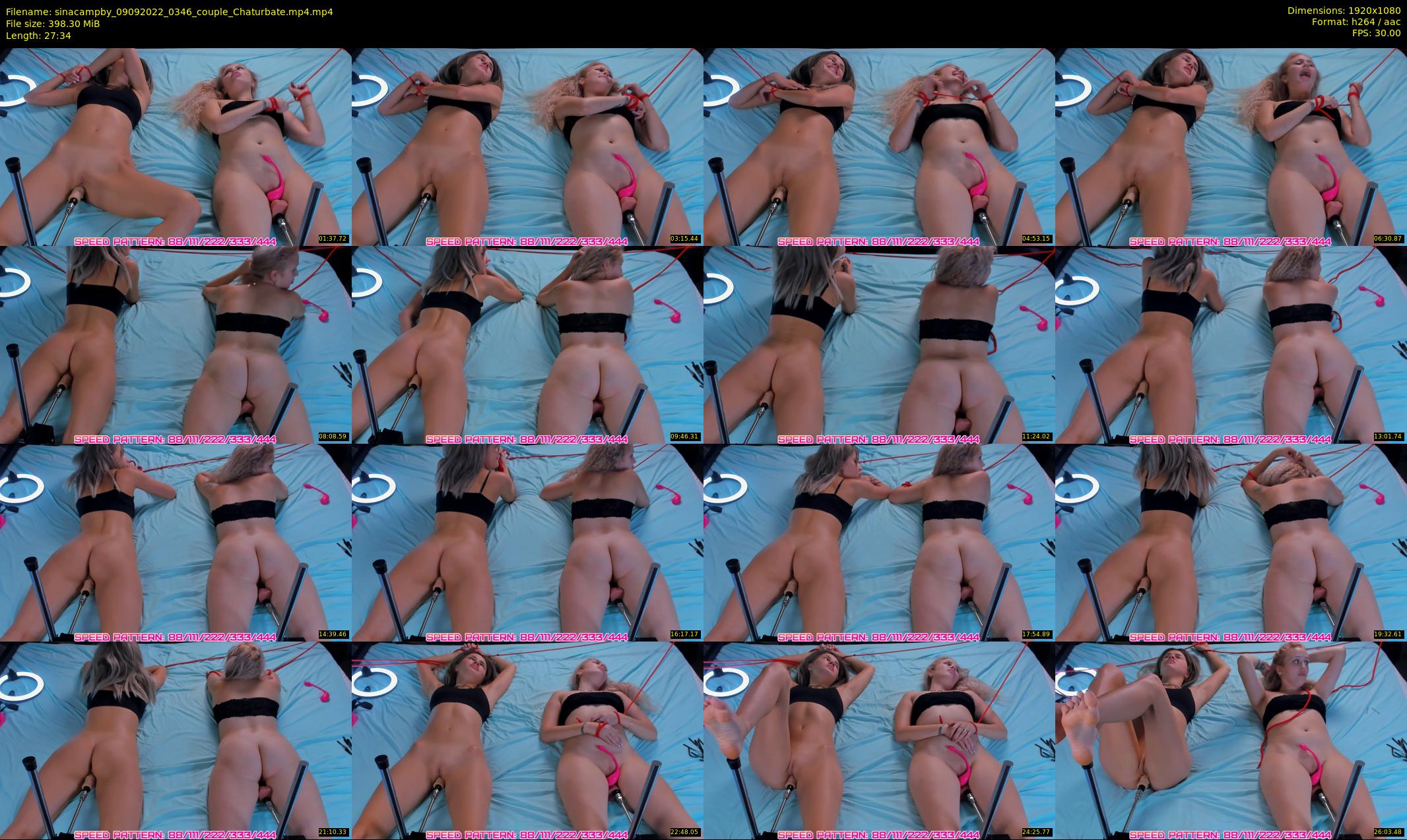 sinacampby — 28 minute Chaturbate couple cam show recording, 1080p, Sep 9, 2022