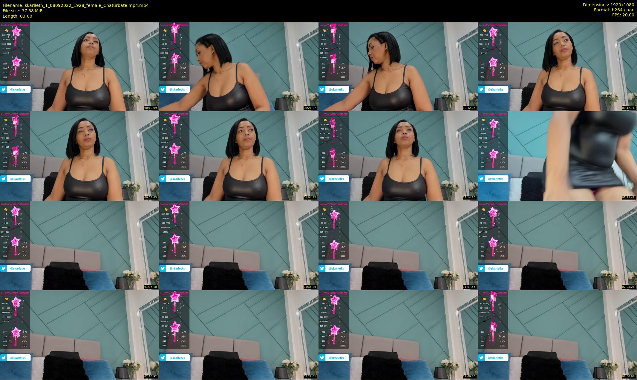 skarlleth_1 — 3 minute Chaturbate female cam show recording, 1080p, Sep 8, 2022