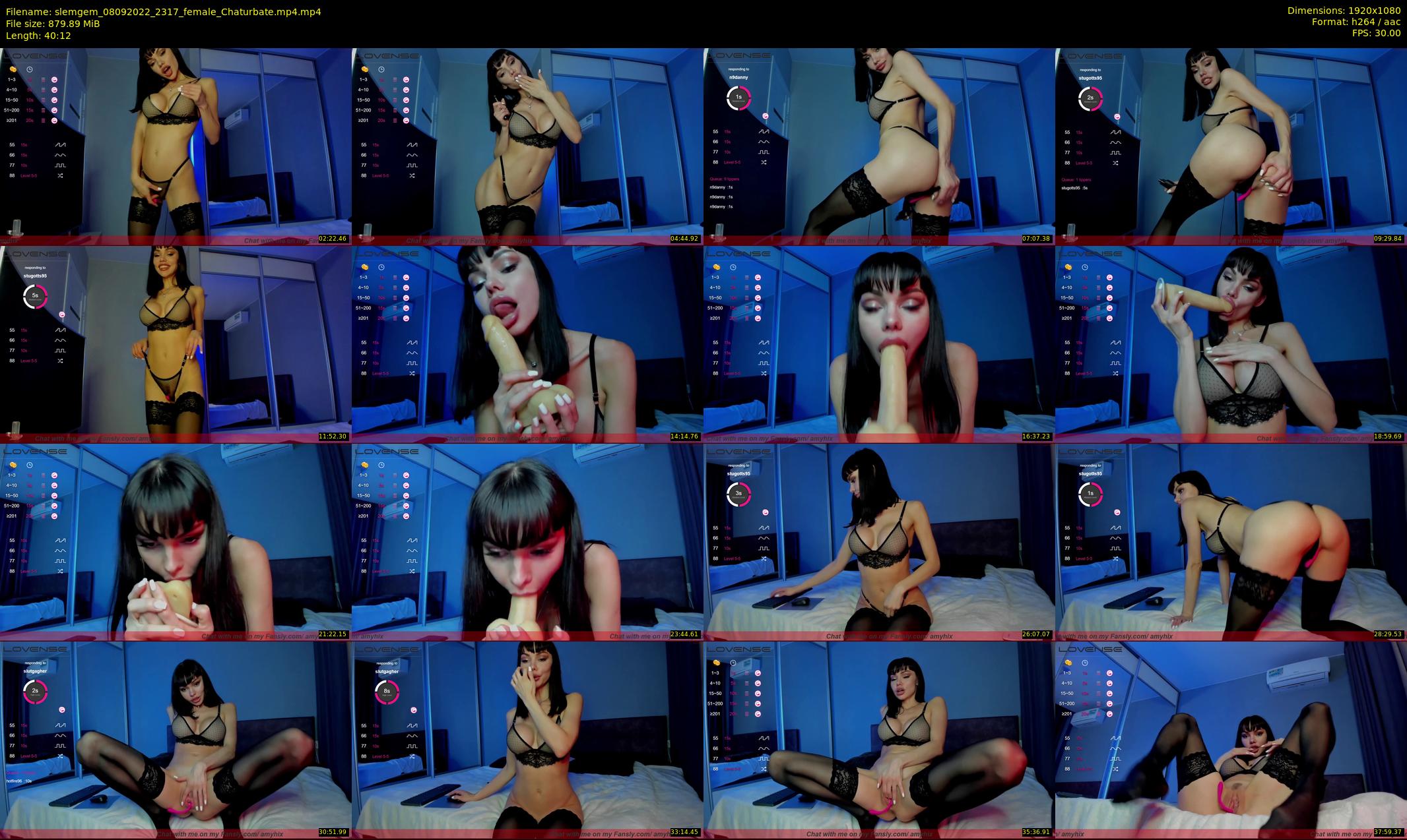slemgem — 41 minute Chaturbate couple cam show recording, 1080p, Sep 8, 2022