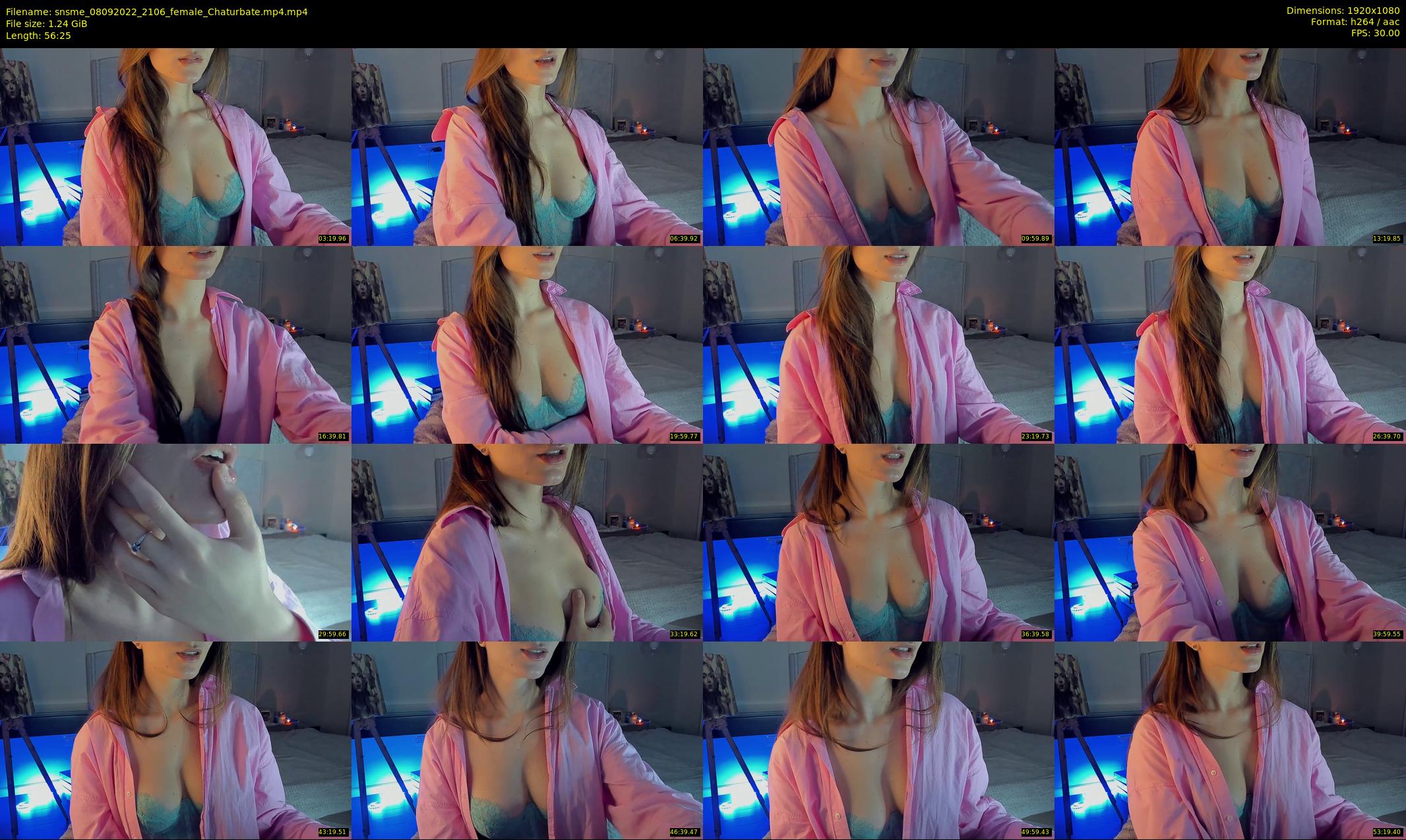 snsme — 57 minute Chaturbate female cam show recording, 1080p, Sep 8, 2022