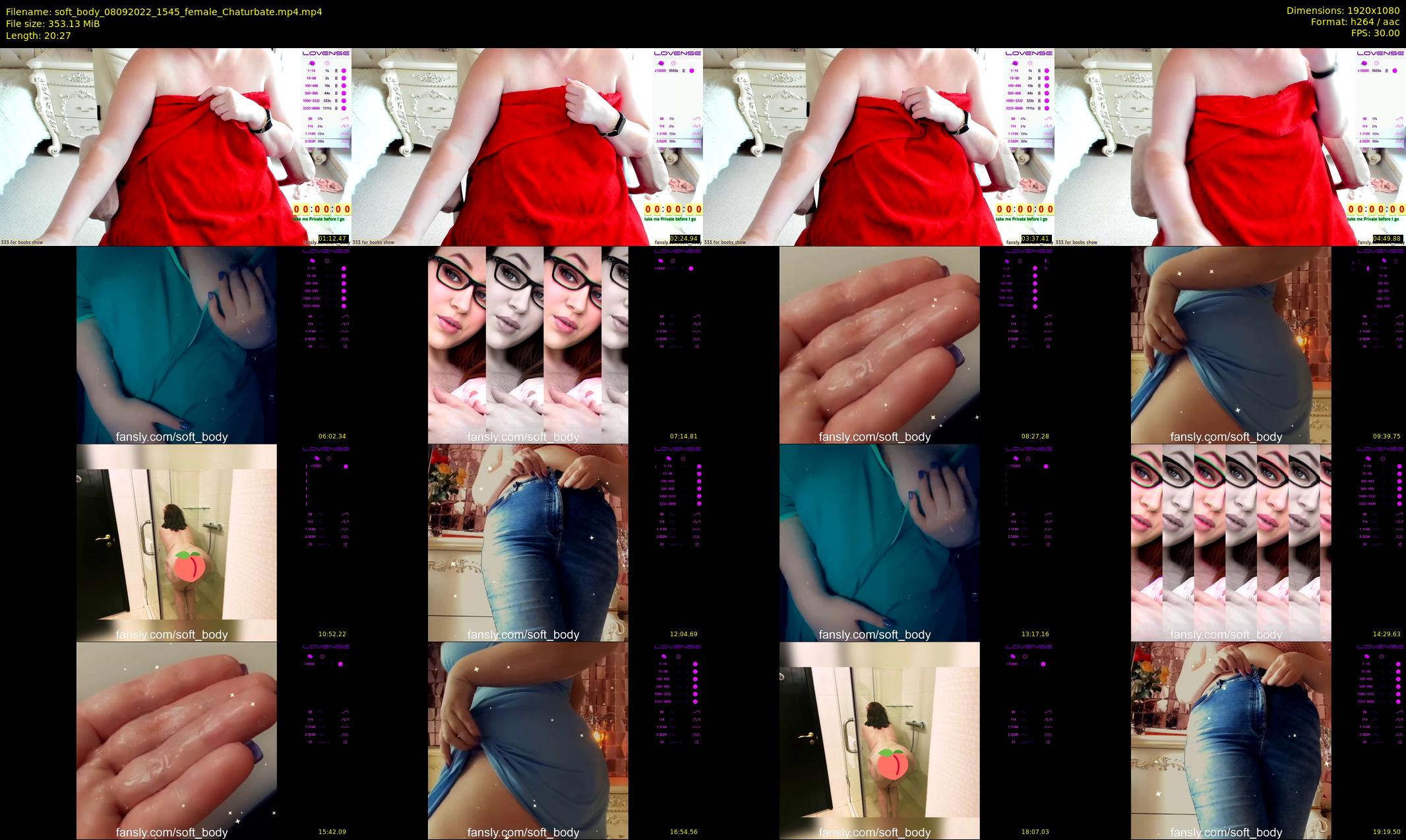 soft_body — 21 minute Chaturbate female cam show recording, 1080p, Sep 8, 2022