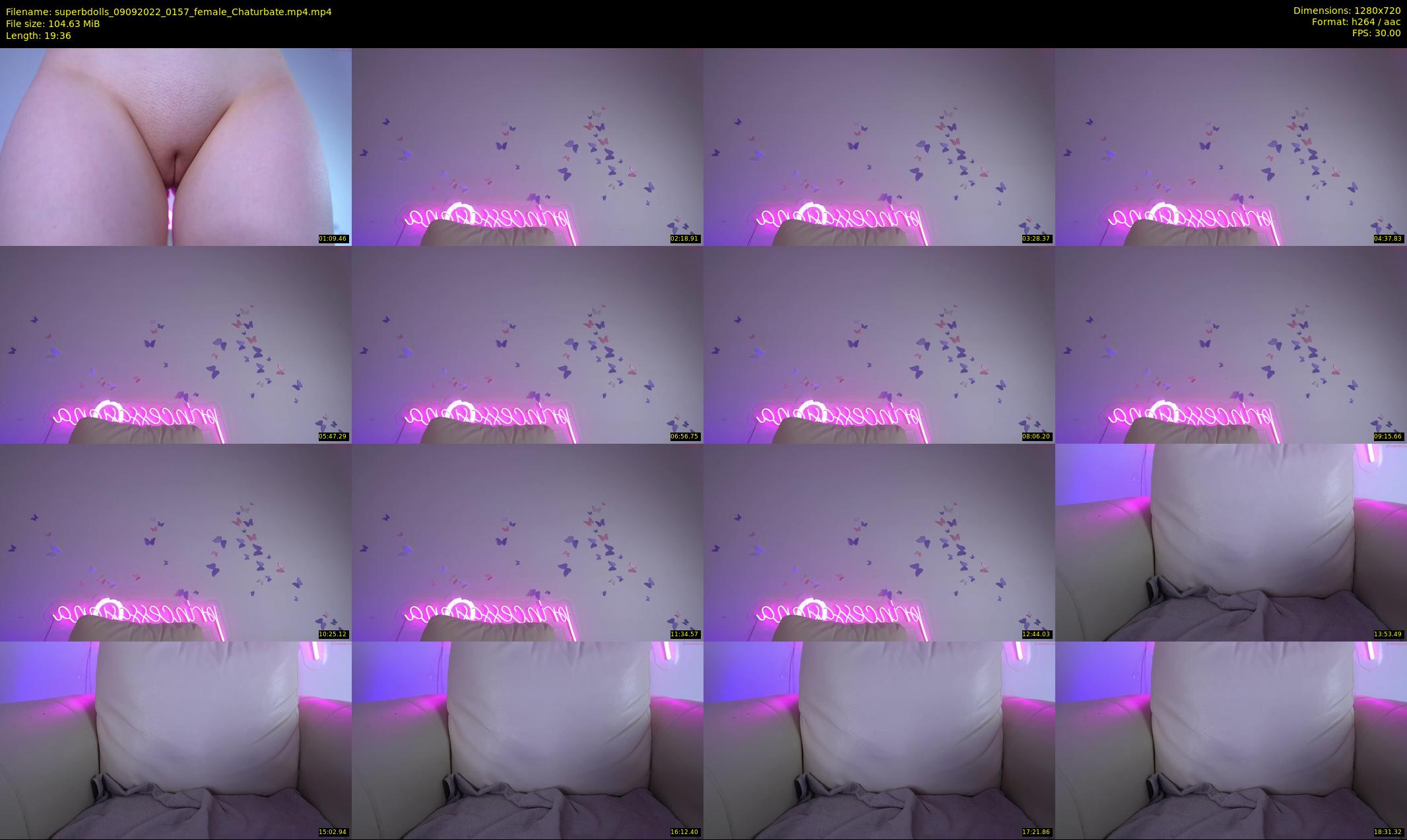 superbdolls — 20 minute Chaturbate couple cam show recording, 720p, Sep 9, 2022