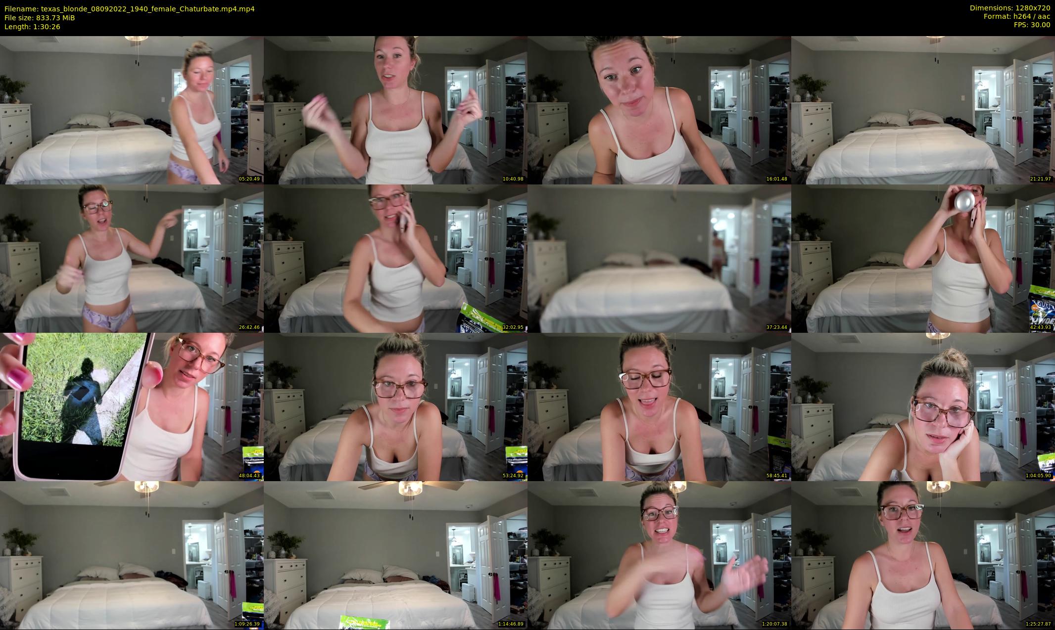 texas_blonde — 91 minute Chaturbate female cam show recording, 720p, Sep 8, 2022