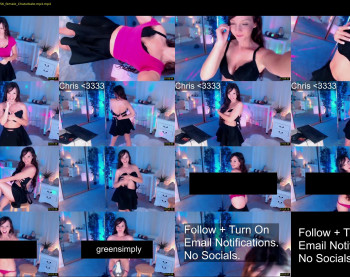 ticketshow — 68 minute Chaturbate female cam show recording, 720p, Sep 8, 2022