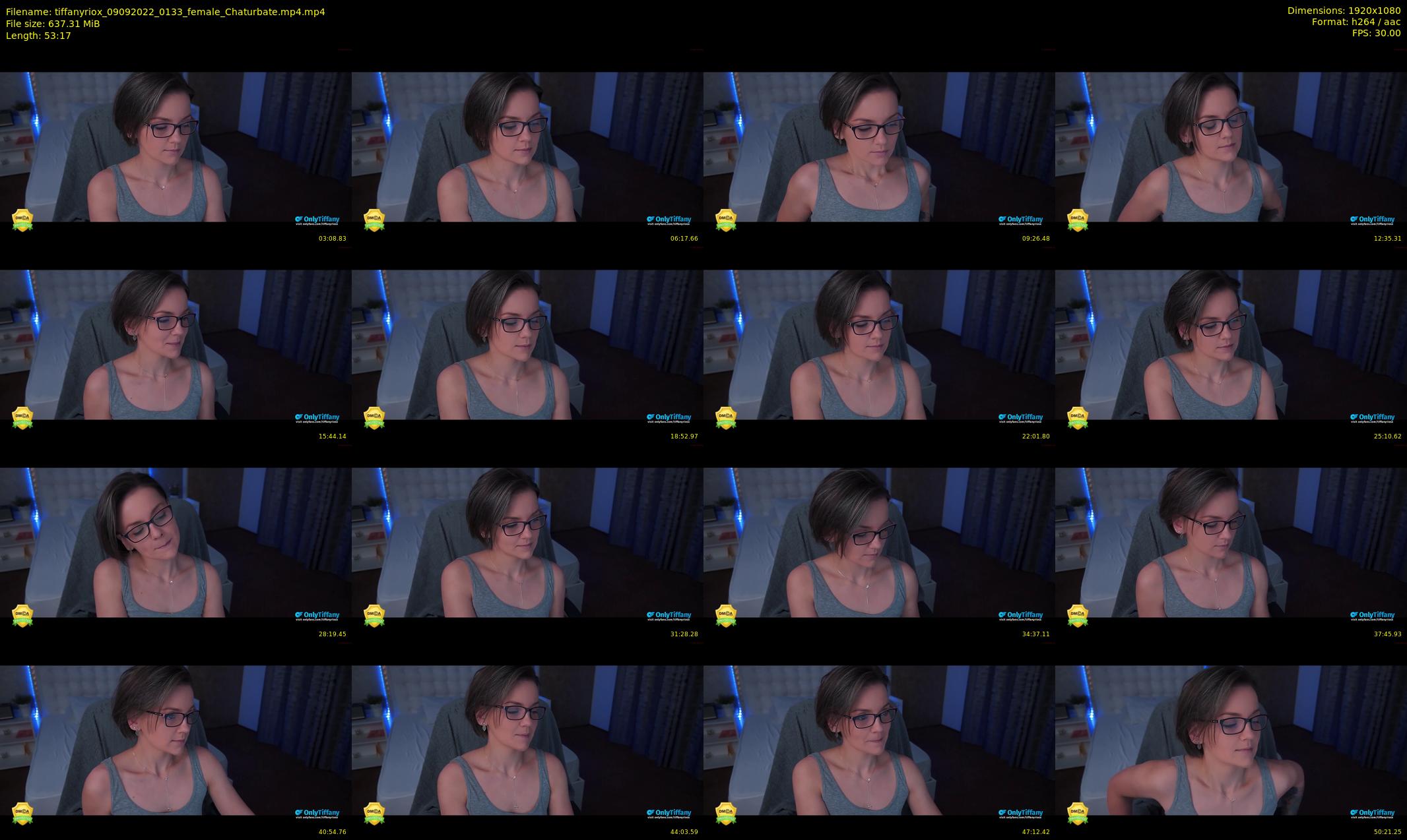 tiffanyriox — 54 minute Chaturbate female cam show recording, 1080p, Sep 9, 2022