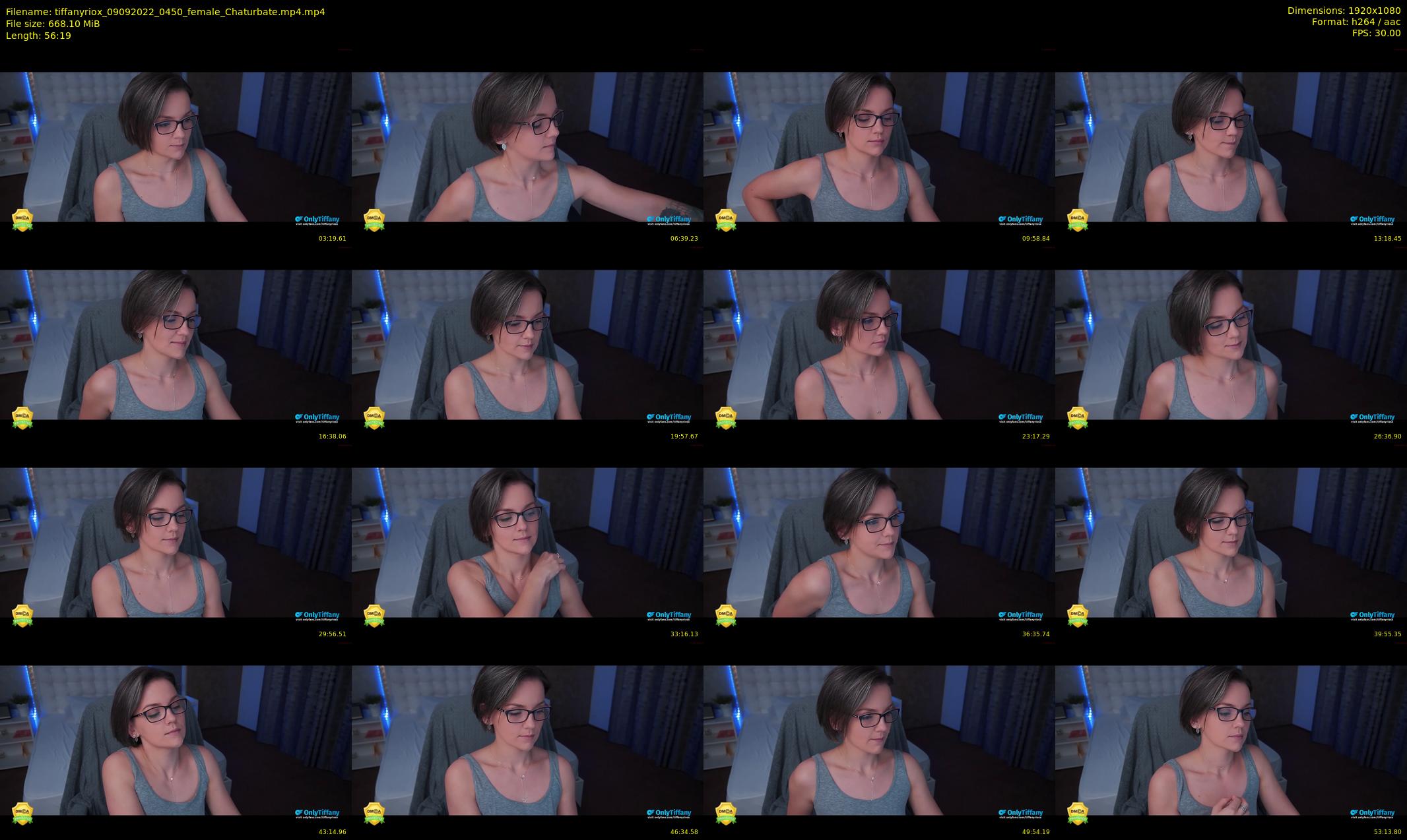 tiffanyriox — 57 minute Chaturbate female cam show recording, 1080p, Sep 9, 2022