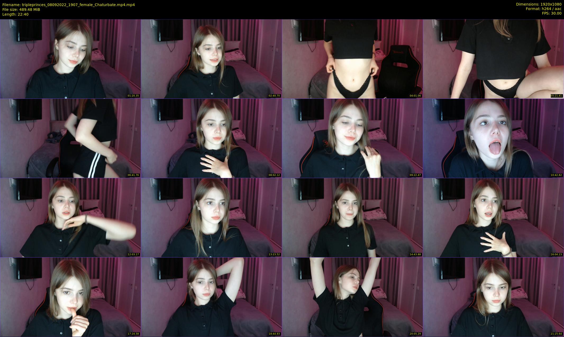 tripleprinces — 23 minute Chaturbate female cam show recording, 1080p, Sep 8, 2022