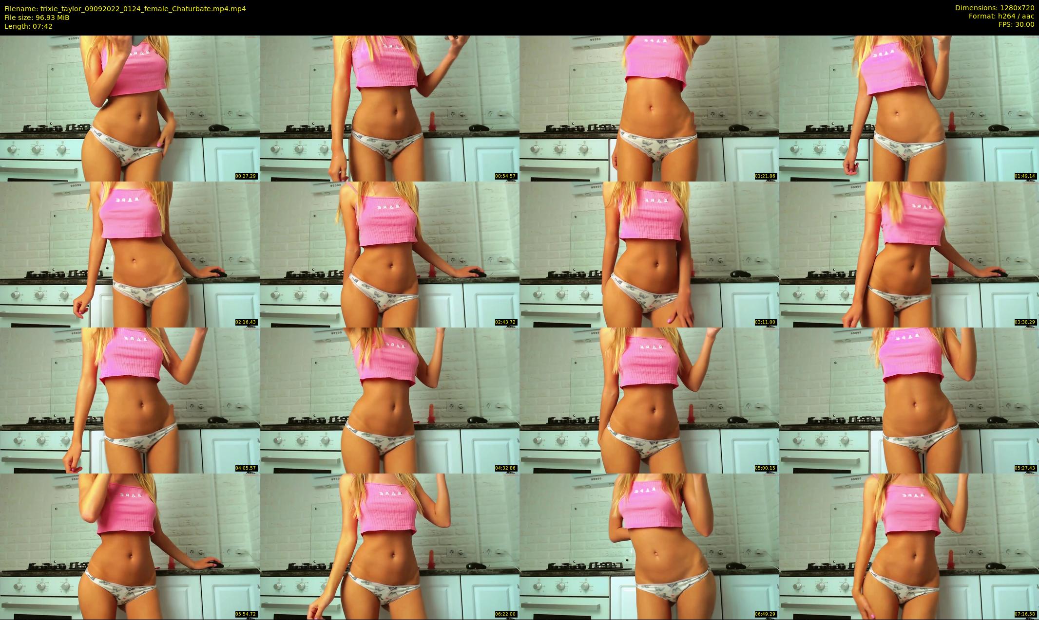 trixie_taylor — 8 minute Chaturbate female cam show recording, 720p, Sep 9, 2022
