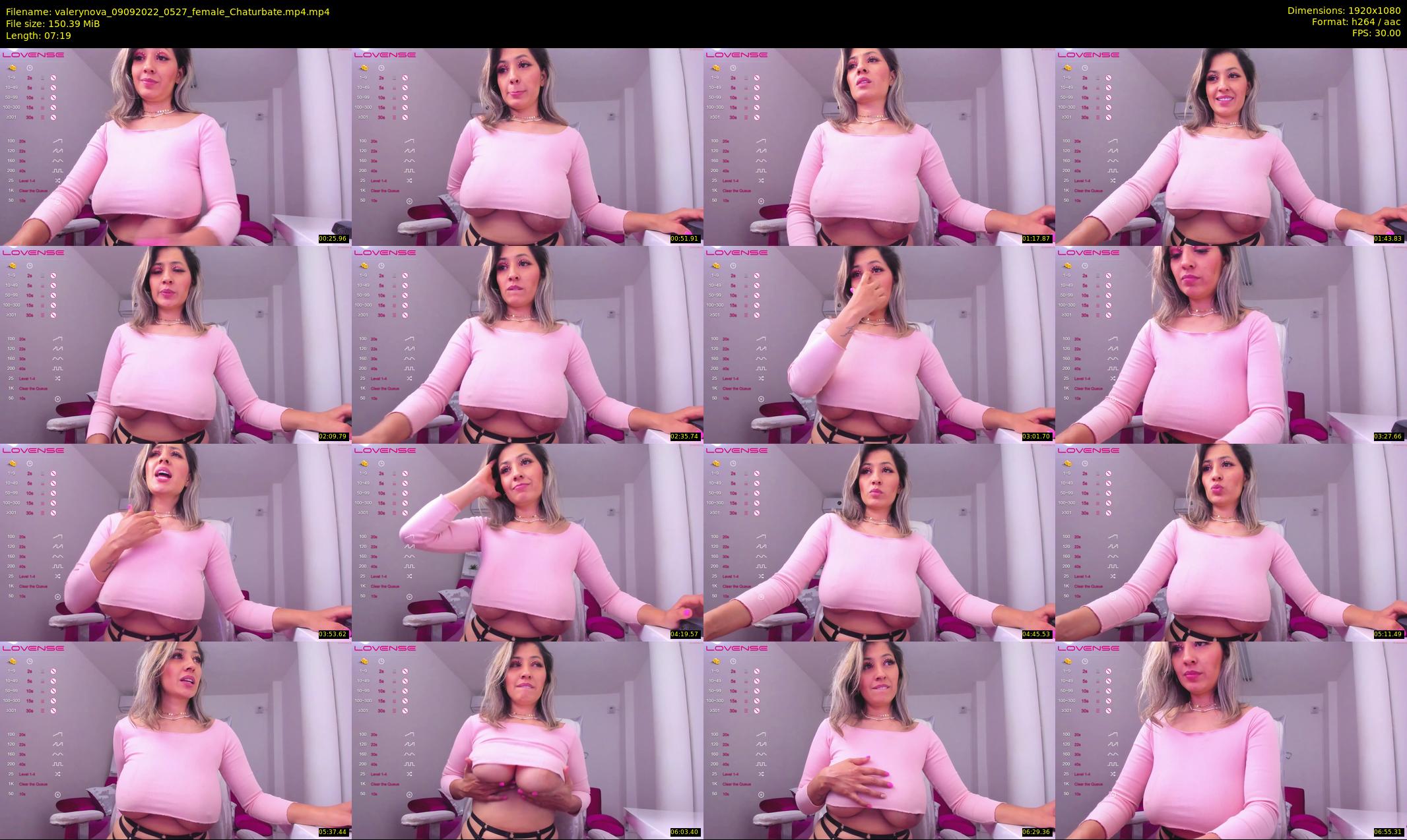 valerynova — 8 minute Chaturbate female cam show recording, 1080p, Sep 9, 2022