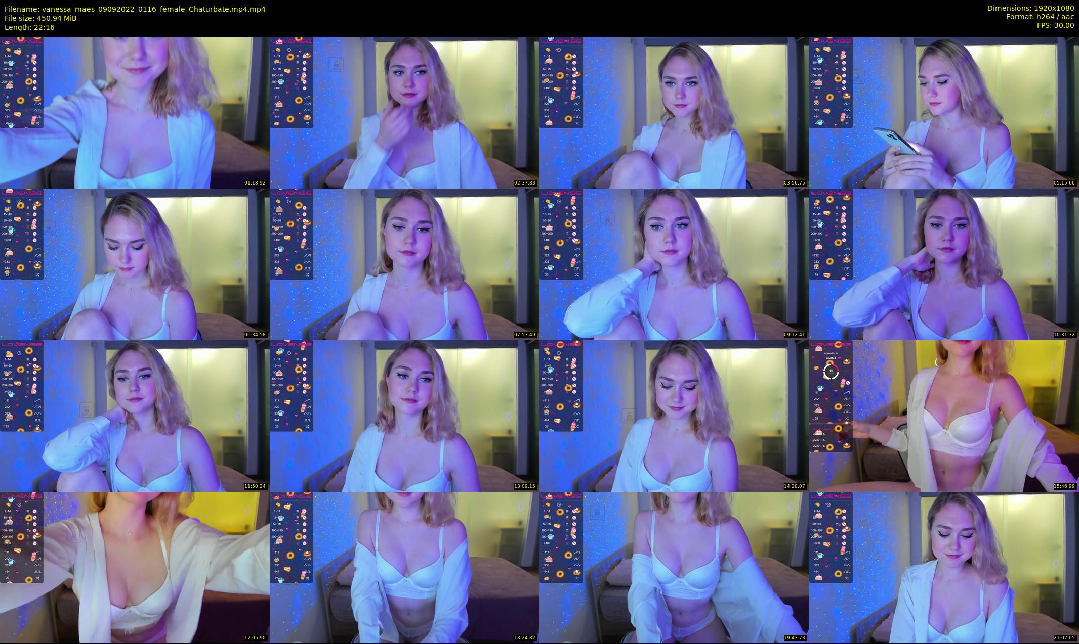 vanessa_maes — 23 minute Chaturbate female cam show recording, 1080p, Sep 9, 2022