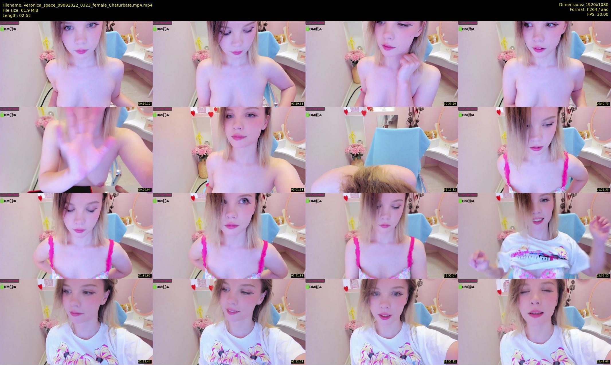 veronica_space — 3 minute Chaturbate female cam show recording, 1080p, Sep 9, 2022