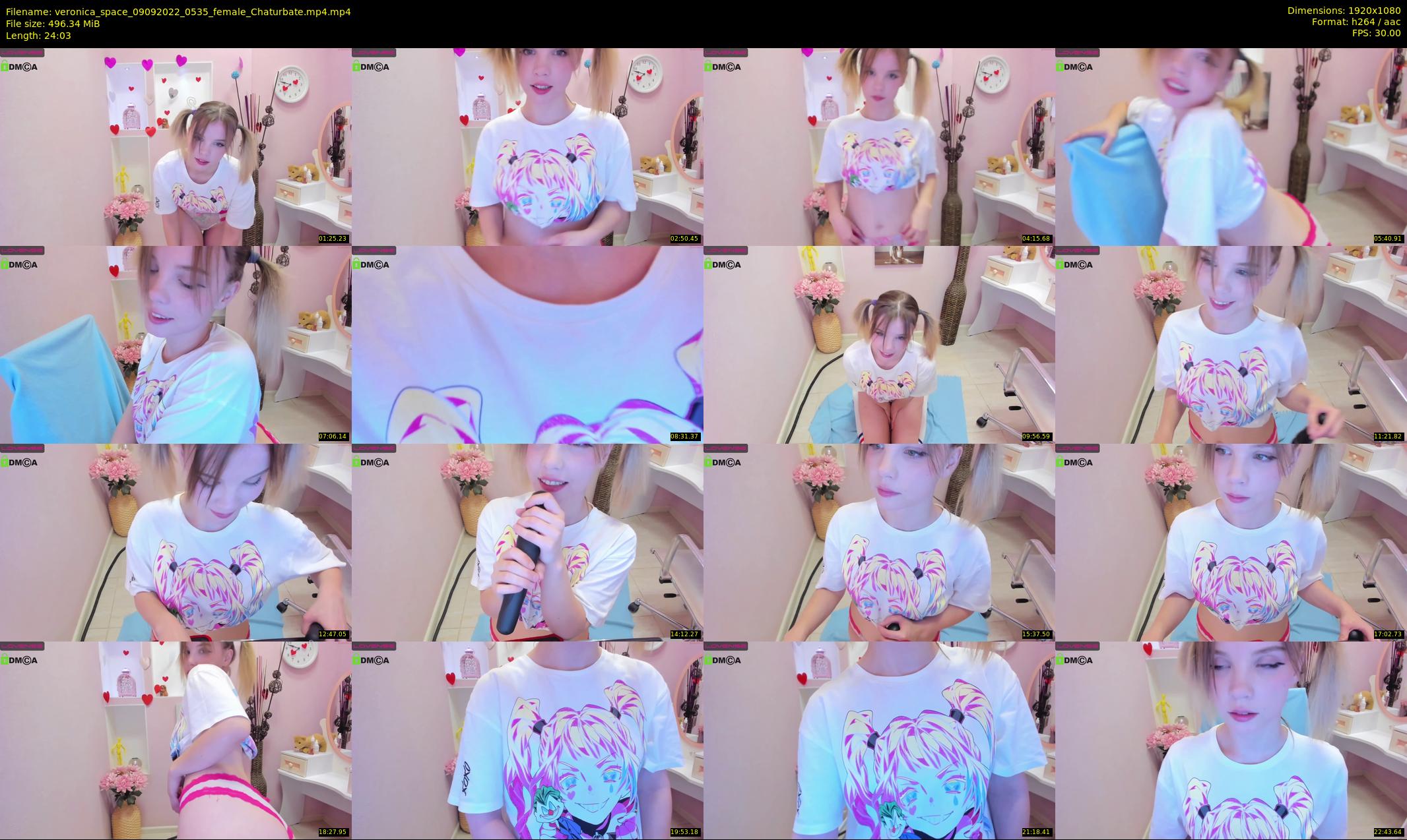 veronica_space — 25 minute Chaturbate female cam show recording, 1080p, Sep 9, 2022
