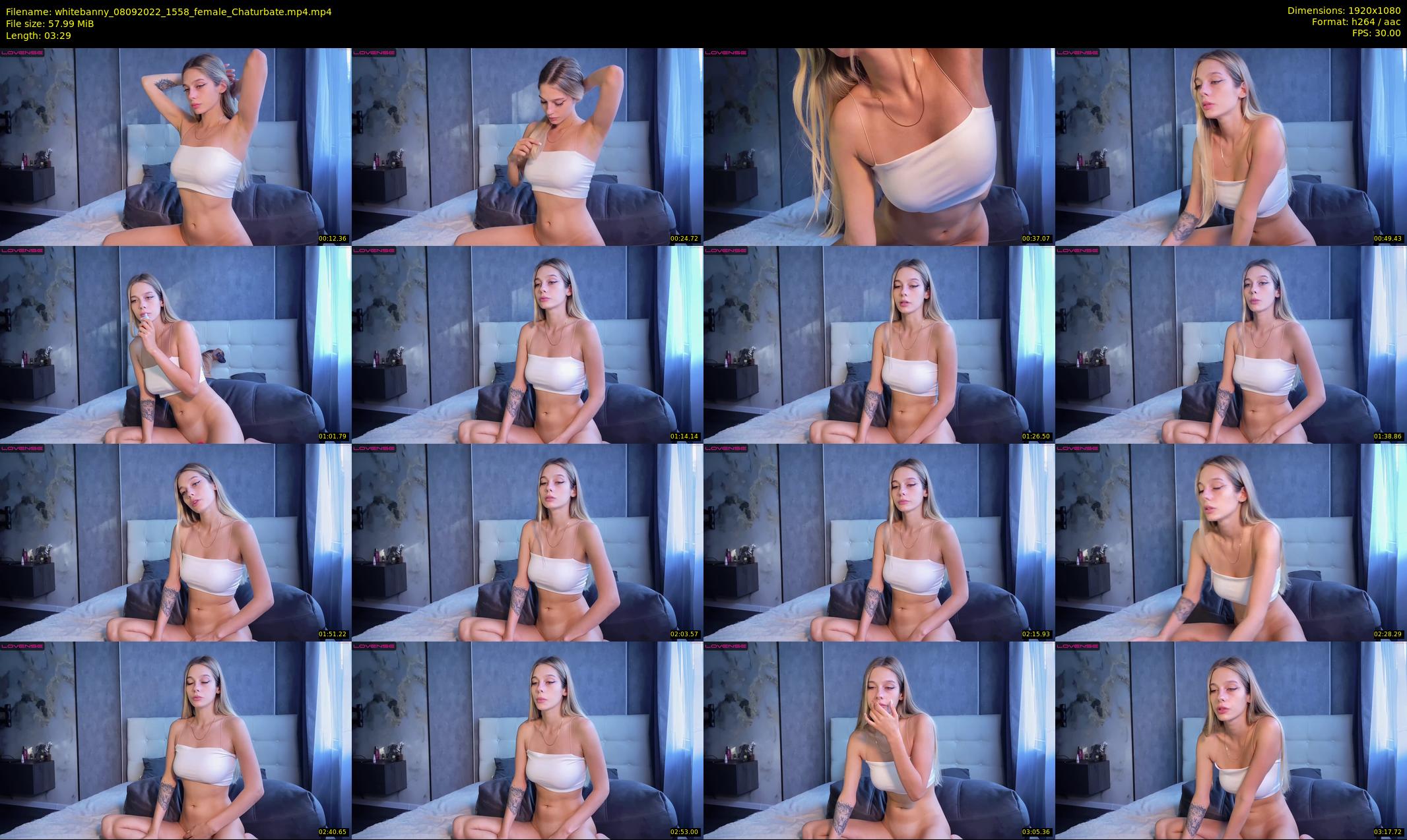 whitebanny — 4 minute Chaturbate couple cam show recording, 1080p, Sep 8, 2022