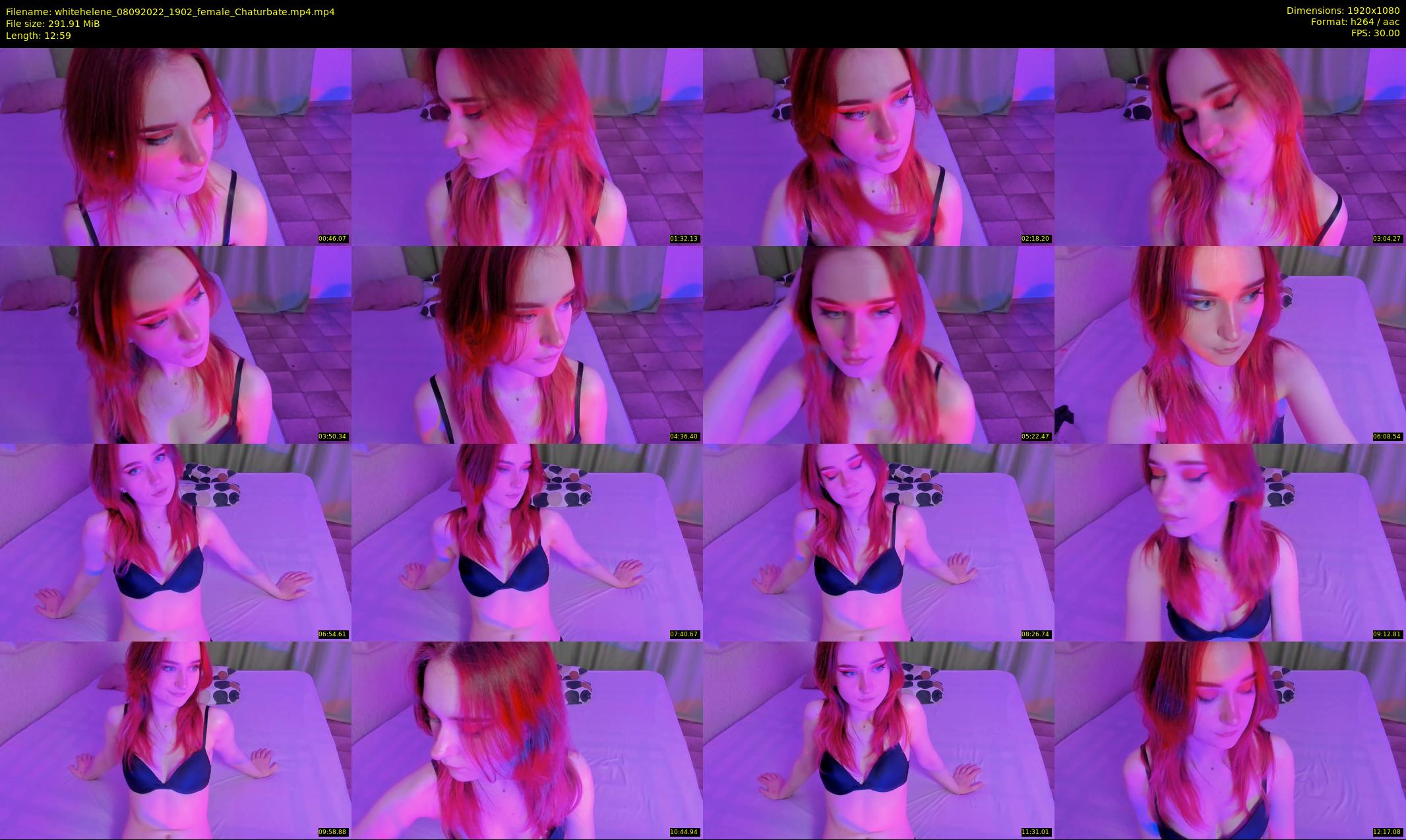 whitehelene — 13 minute Chaturbate female cam show recording, 1080p, Sep 8, 2022
