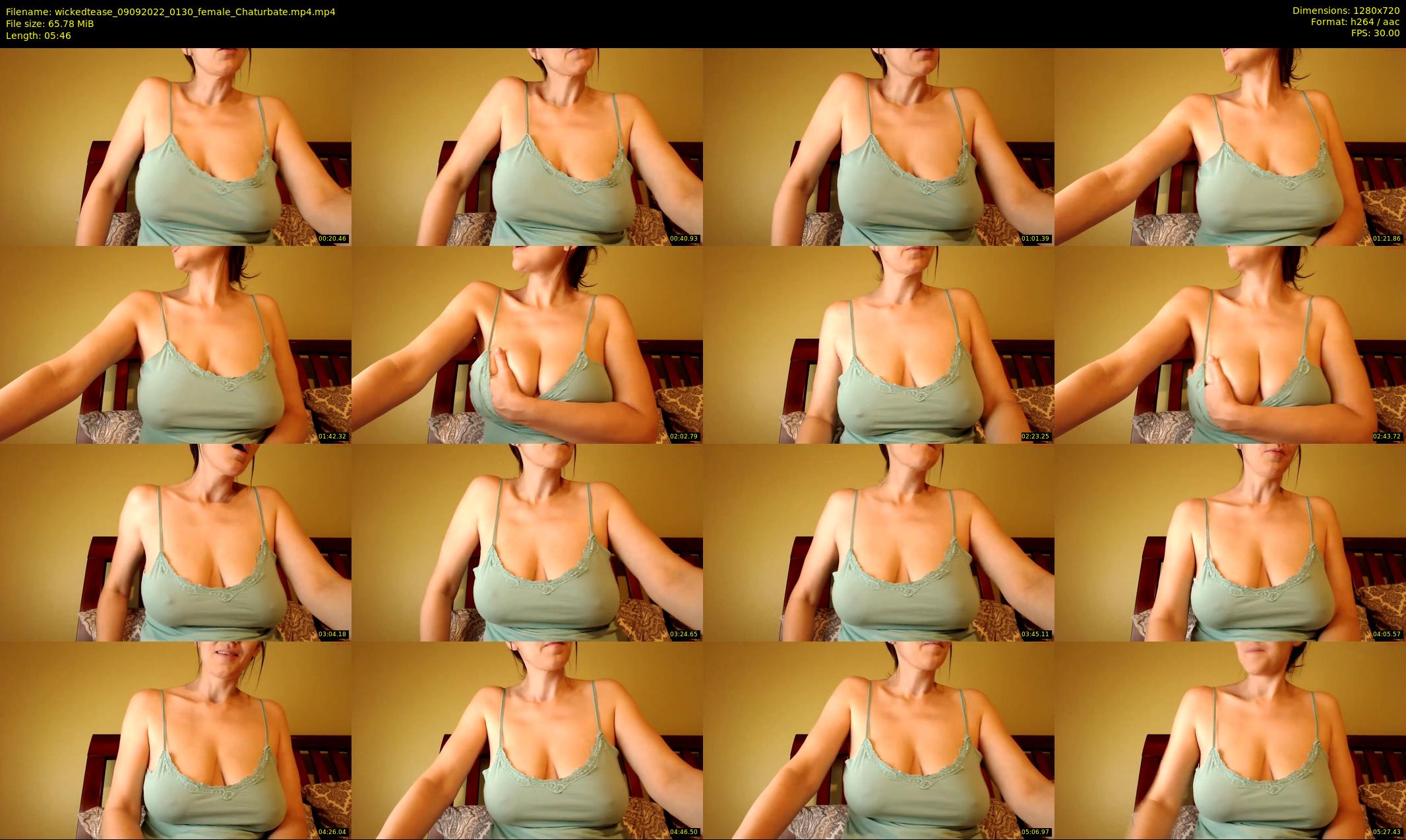 wickedtease — 6 minute Chaturbate female cam show recording, 720p, Sep 9, 2022
