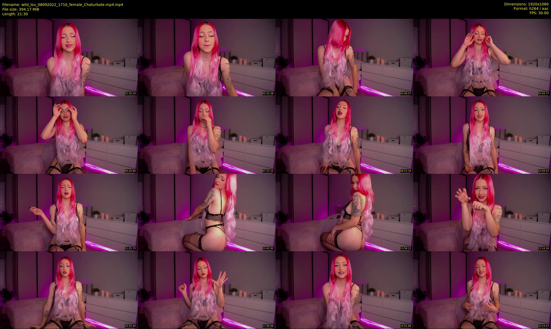 wild_lov — 22 minute Chaturbate female cam show recording, 1080p, Sep 8, 2022