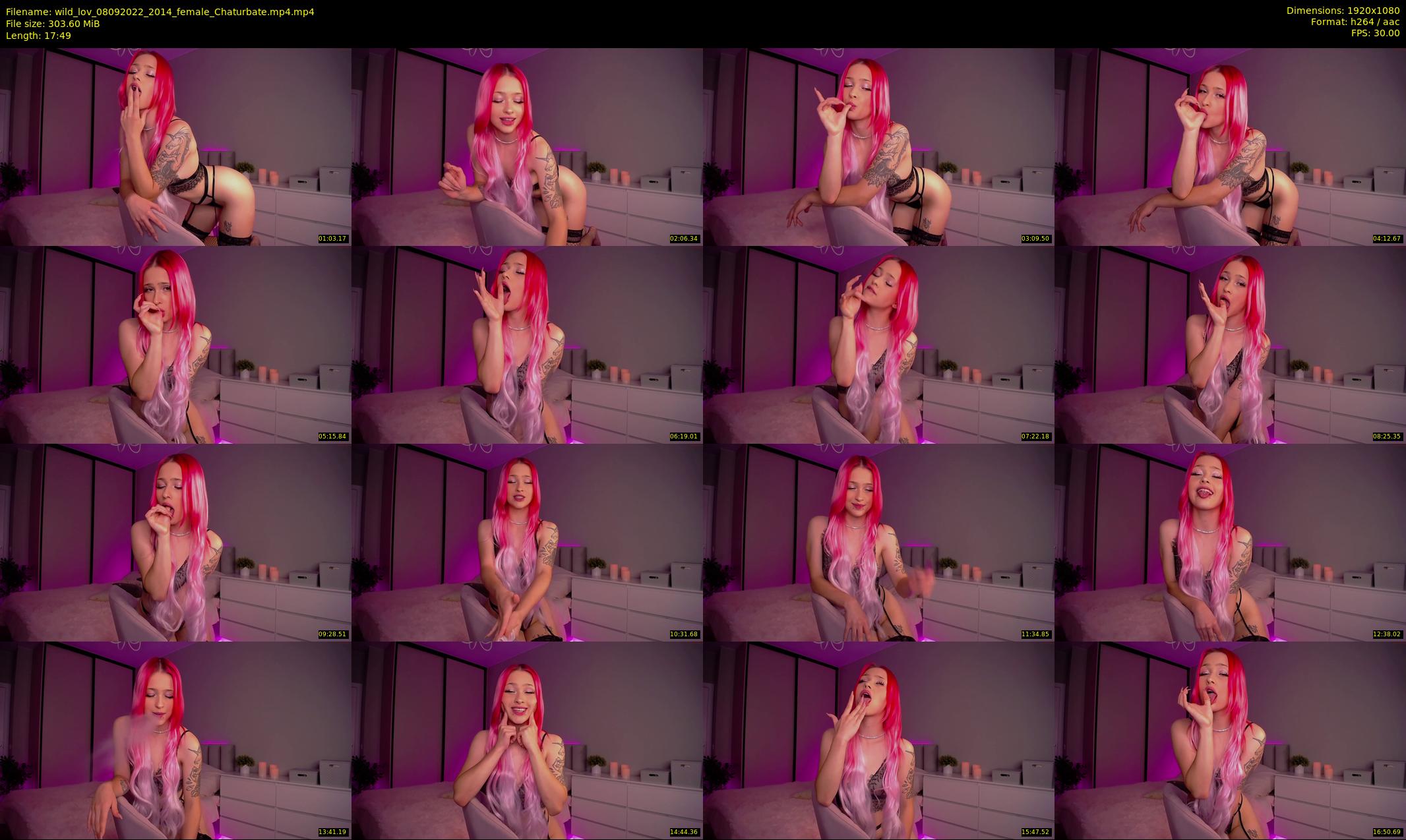 wild_lov — 18 minute Chaturbate female cam show recording, 1080p, Sep 8, 2022