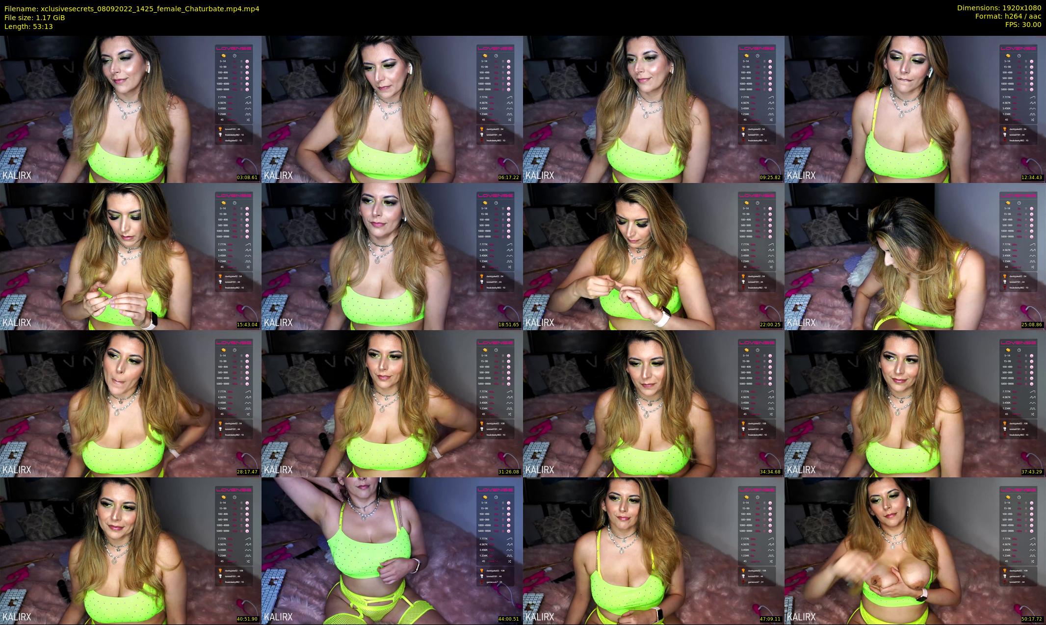 xclusivesecrets — 54 minute Chaturbate female cam show recording, 1080p, Sep 8, 2022
