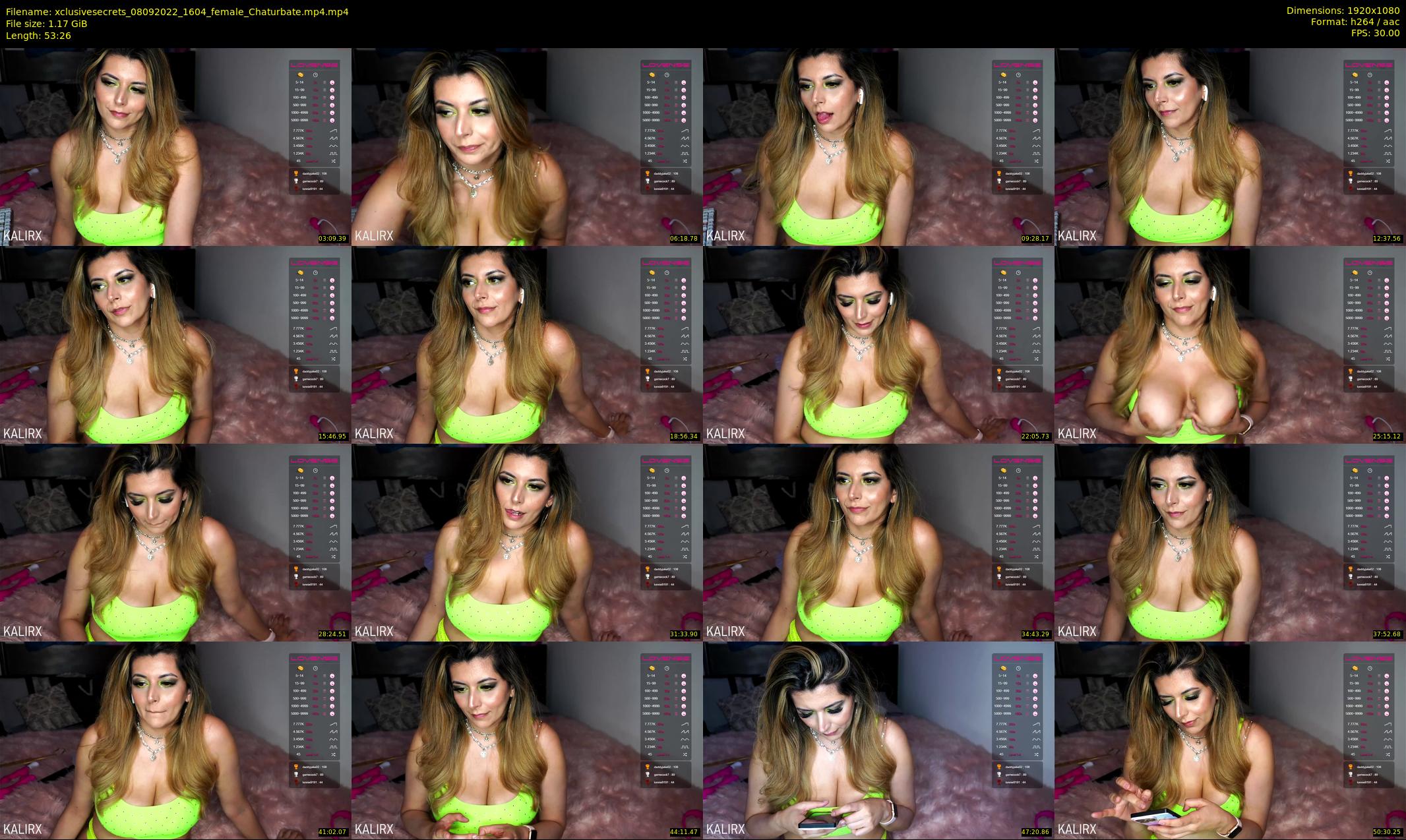 xclusivesecrets — 54 minute Chaturbate female cam show recording, 1080p, Sep 8, 2022