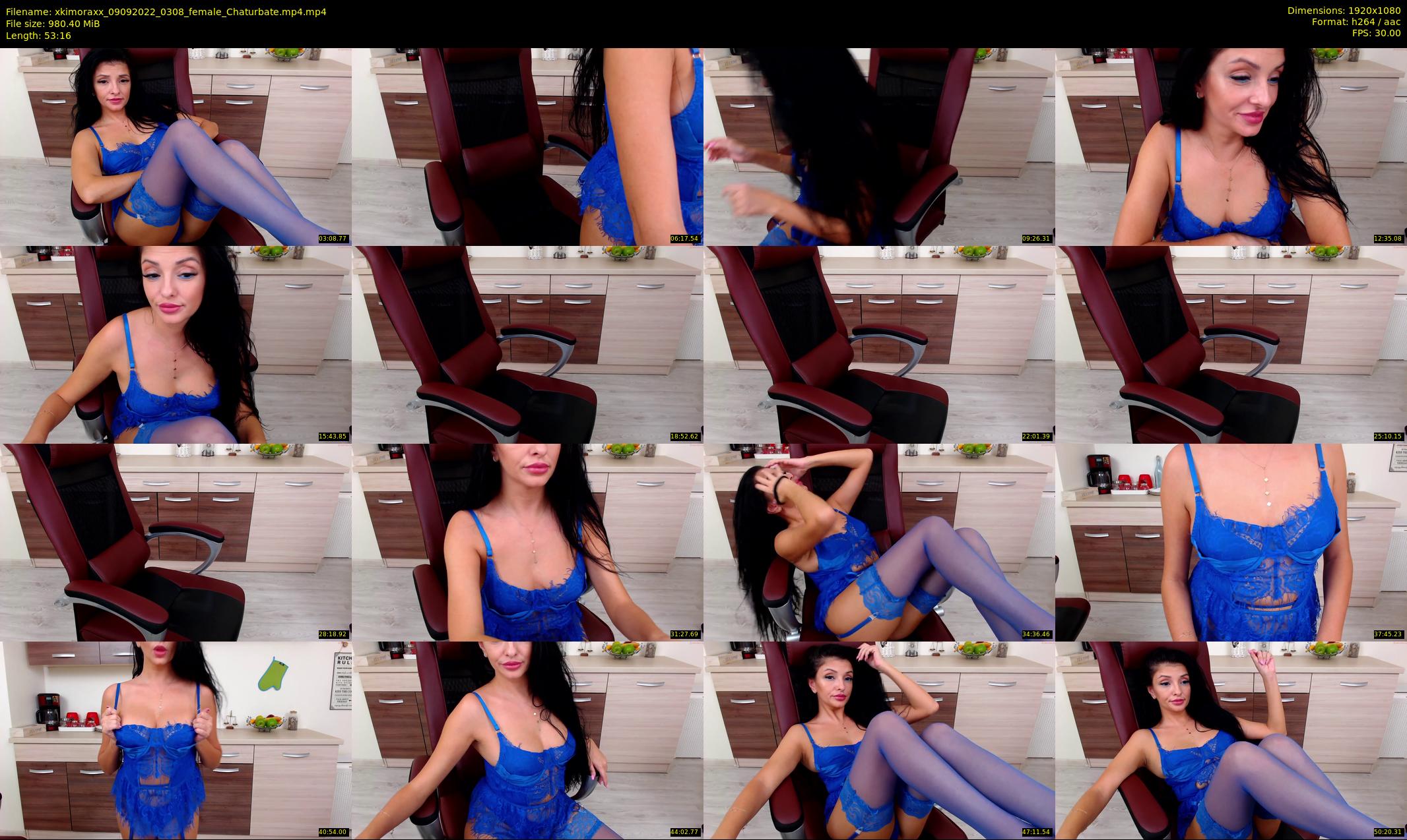 xkimoraxx — 54 minute Chaturbate female cam show recording, 1080p, Sep 9, 2022