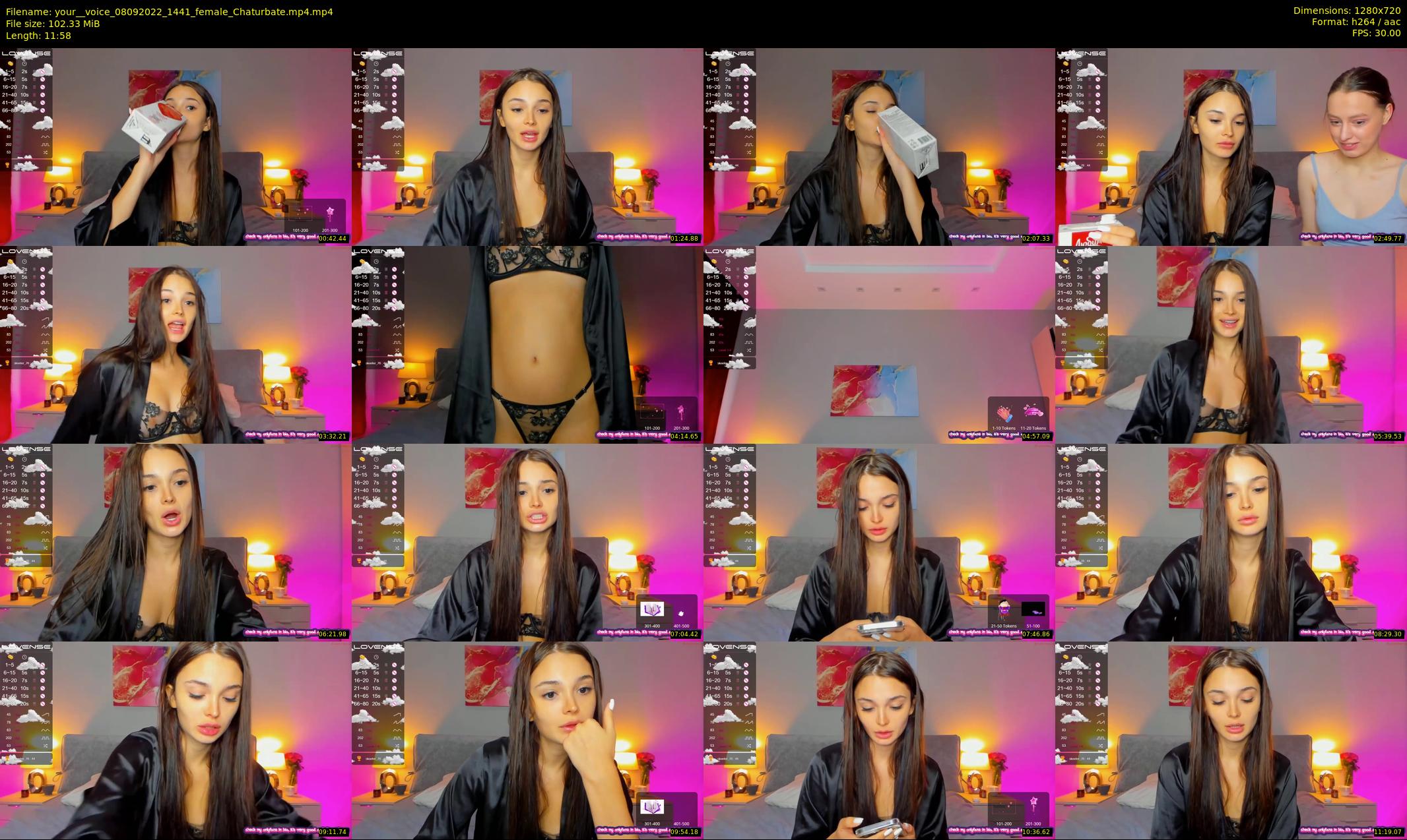 your__voice — 12 minute Chaturbate female cam show recording, 720p, Sep 8, 2022