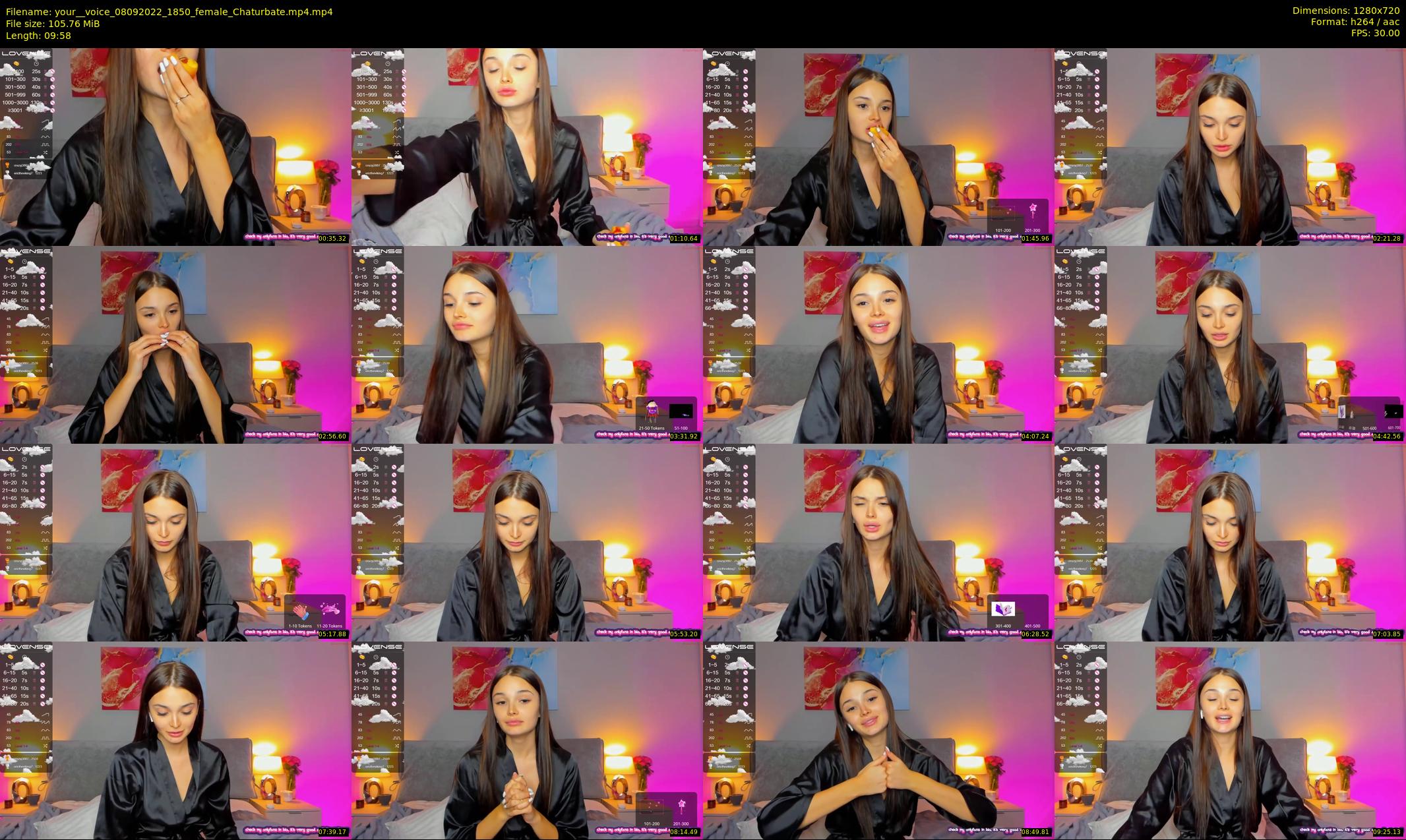 your__voice — 10 minute Chaturbate female cam show recording, 720p, Sep 8, 2022
