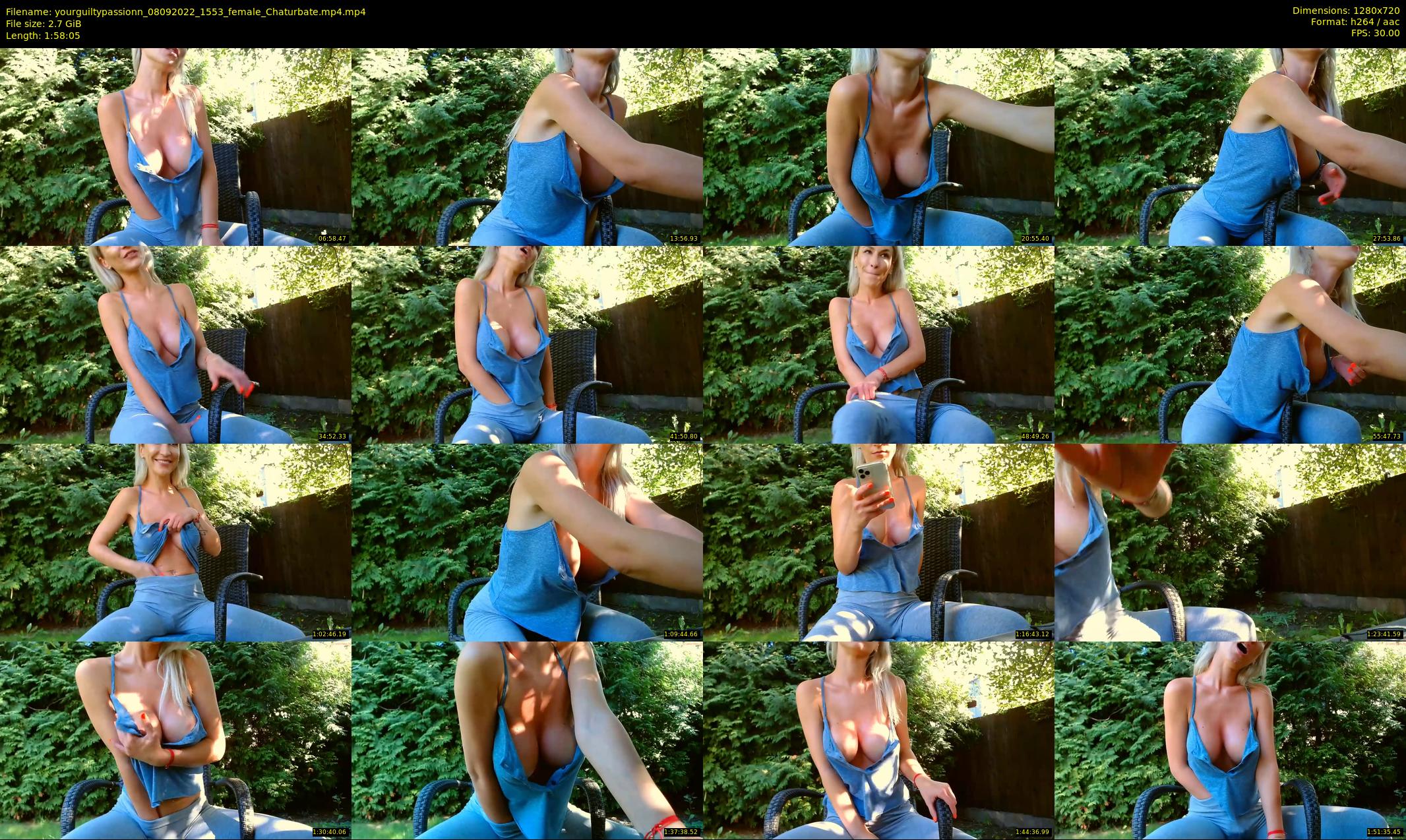 yourguiltypassionn — 119 minute Chaturbate female cam show recording, 720p, Sep 8, 2022