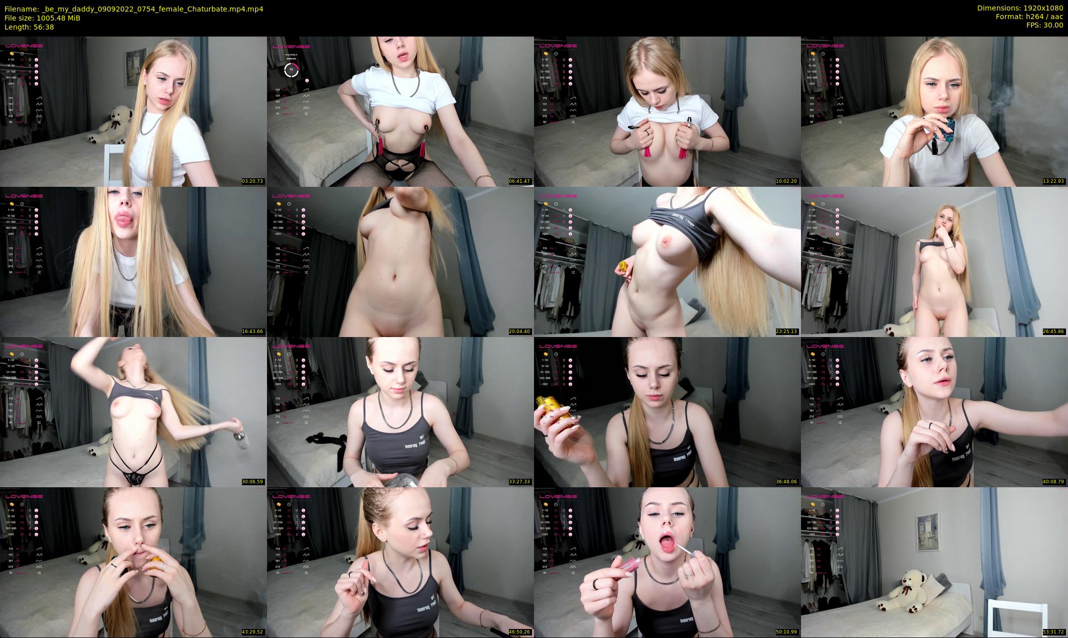 _be_my_daddy — 57 minute Chaturbate female cam show recording, 1080p, Sep 9, 2022