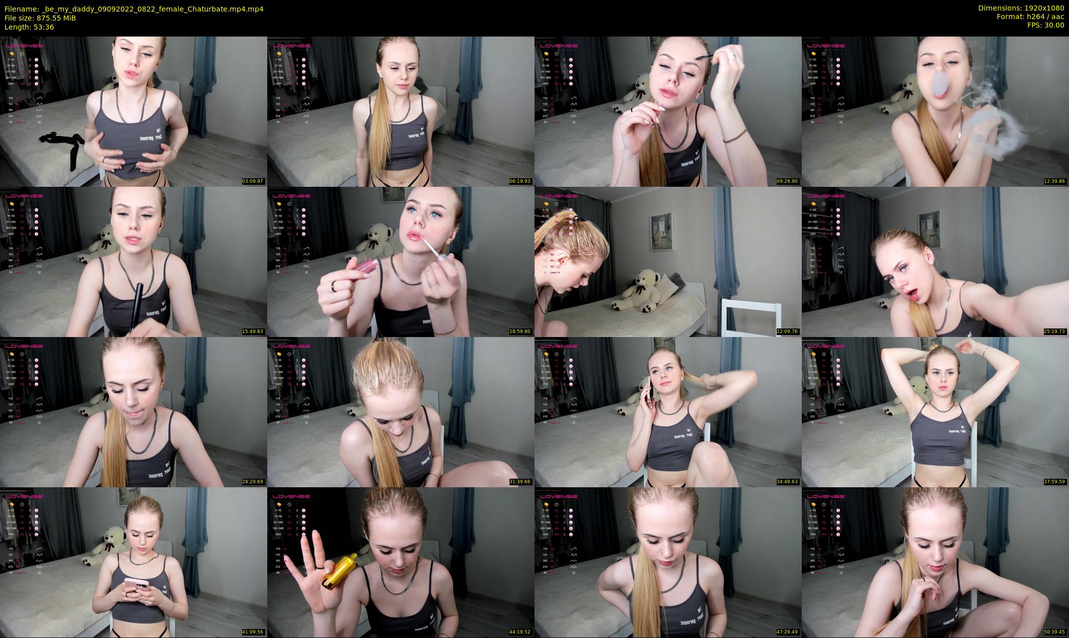 _be_my_daddy — 54 minute Chaturbate female cam show recording, 1080p, Sep 9, 2022