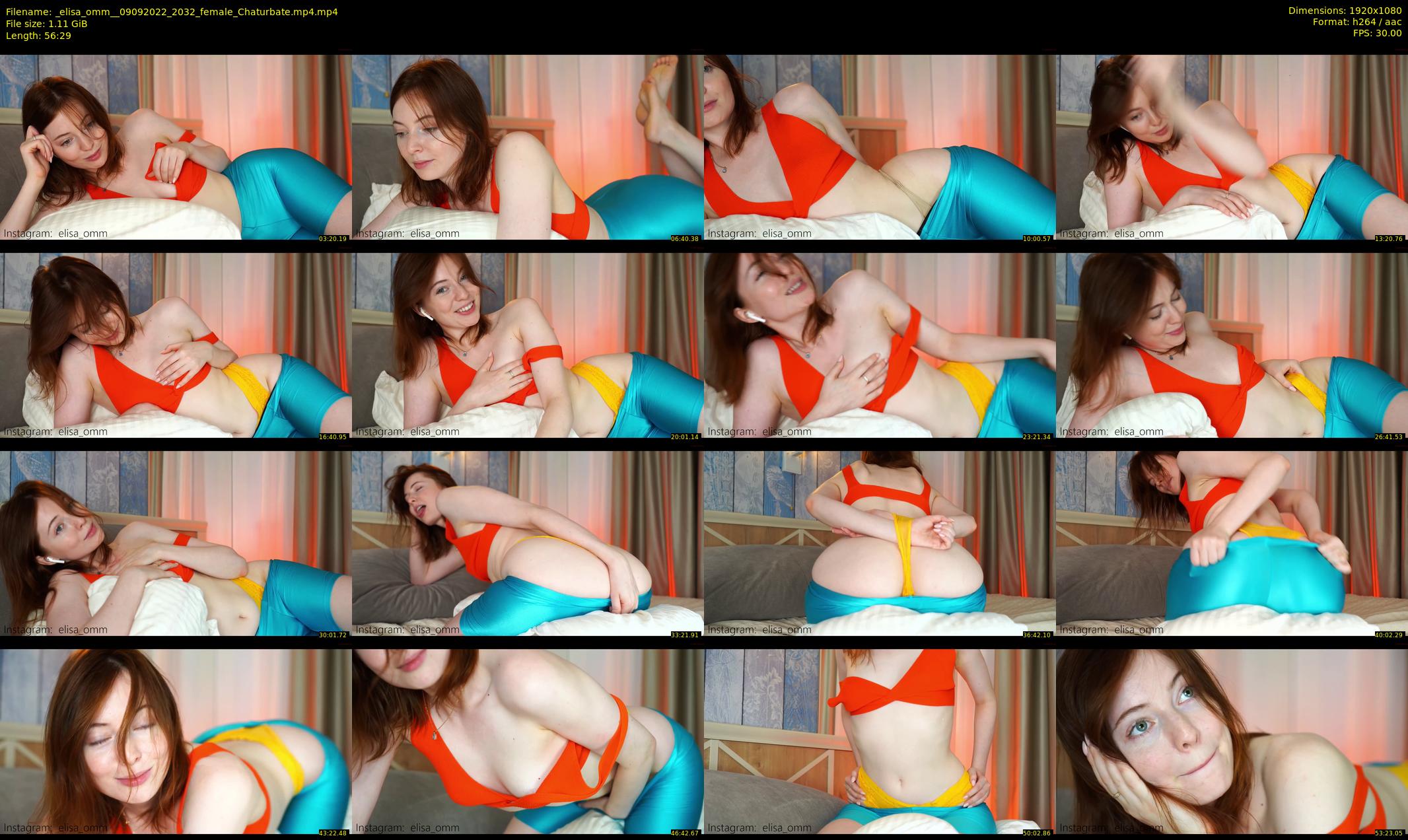 _elisa_omm_ — 57 minute Chaturbate female cam show recording, 1080p, Sep 9, 2022