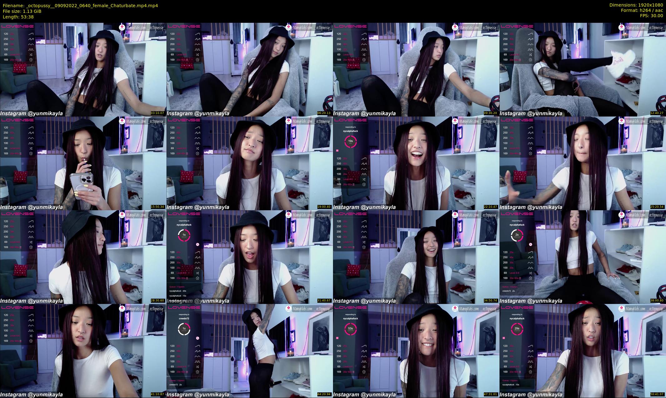 _octopussy_ — 54 minute Chaturbate female cam show recording, 1080p, Sep 9, 2022