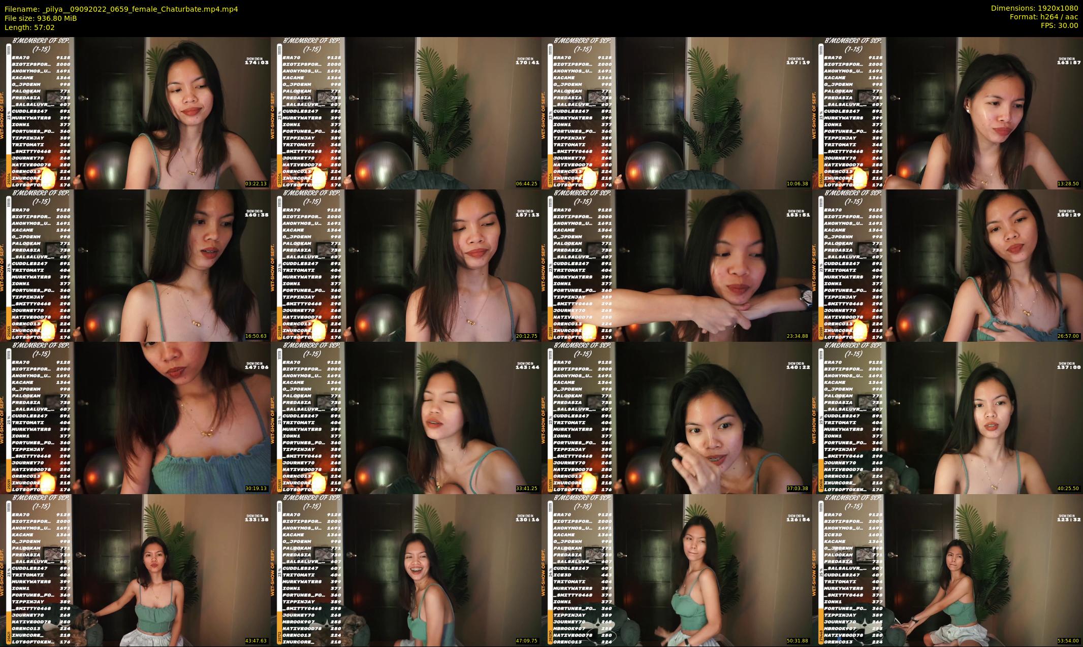 _pilya_ — 58 minute Chaturbate female cam show recording, 1080p, Sep 9, 2022