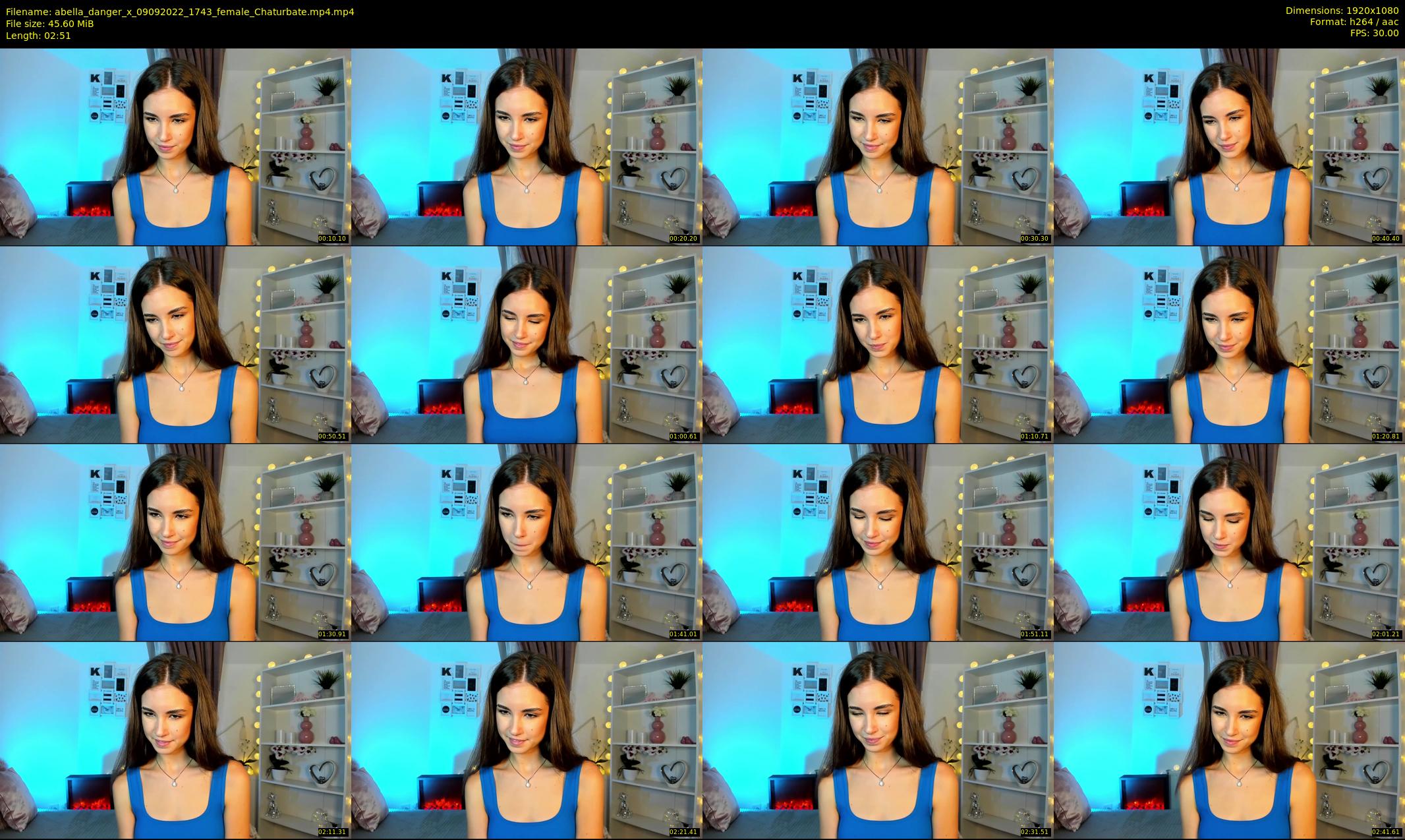 abella_danger_x — 3 minute Chaturbate female cam show recording, 1080p, Sep 9, 2022