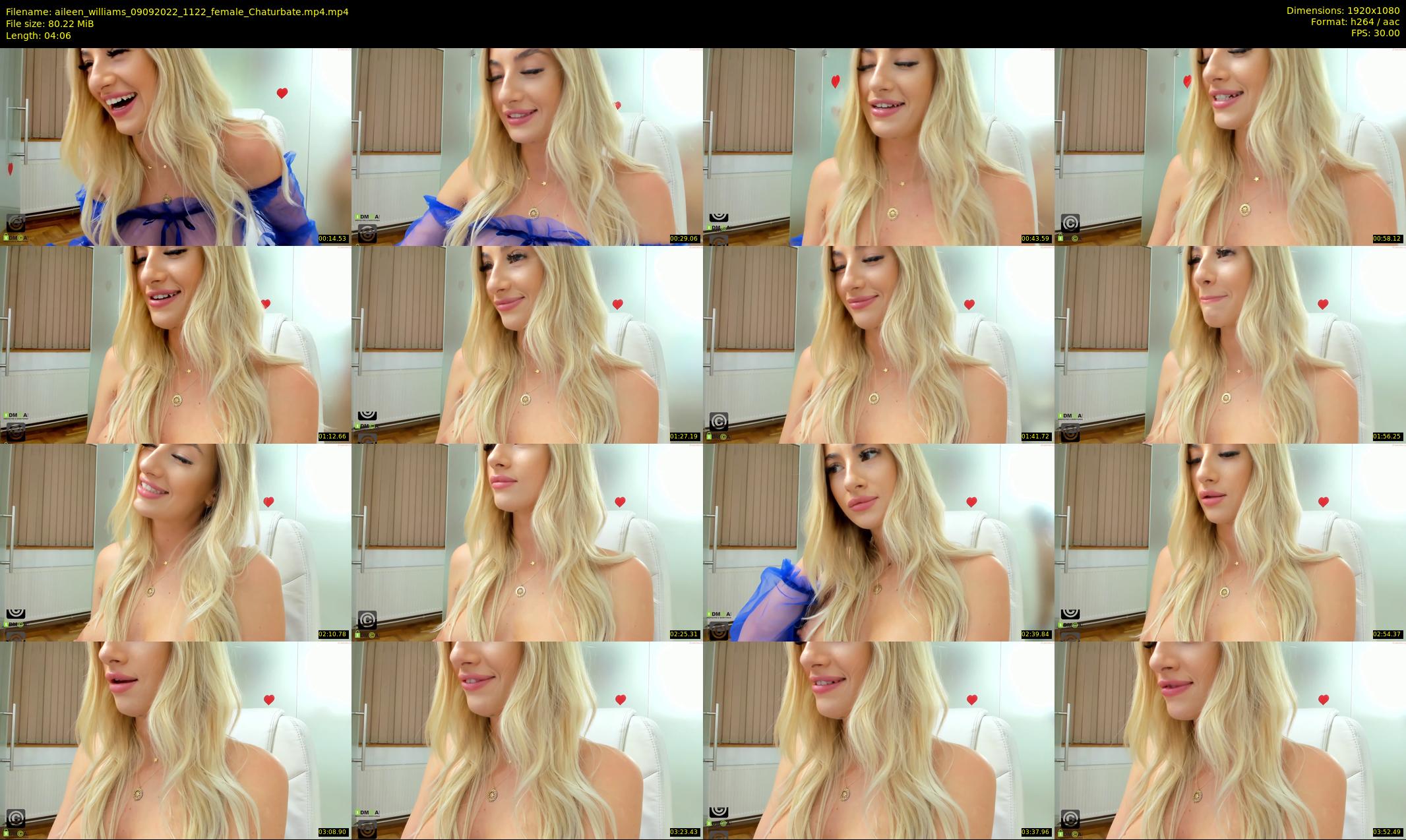 aileen_williams — 5 minute Chaturbate female cam show recording, 1080p, Sep 9, 2022