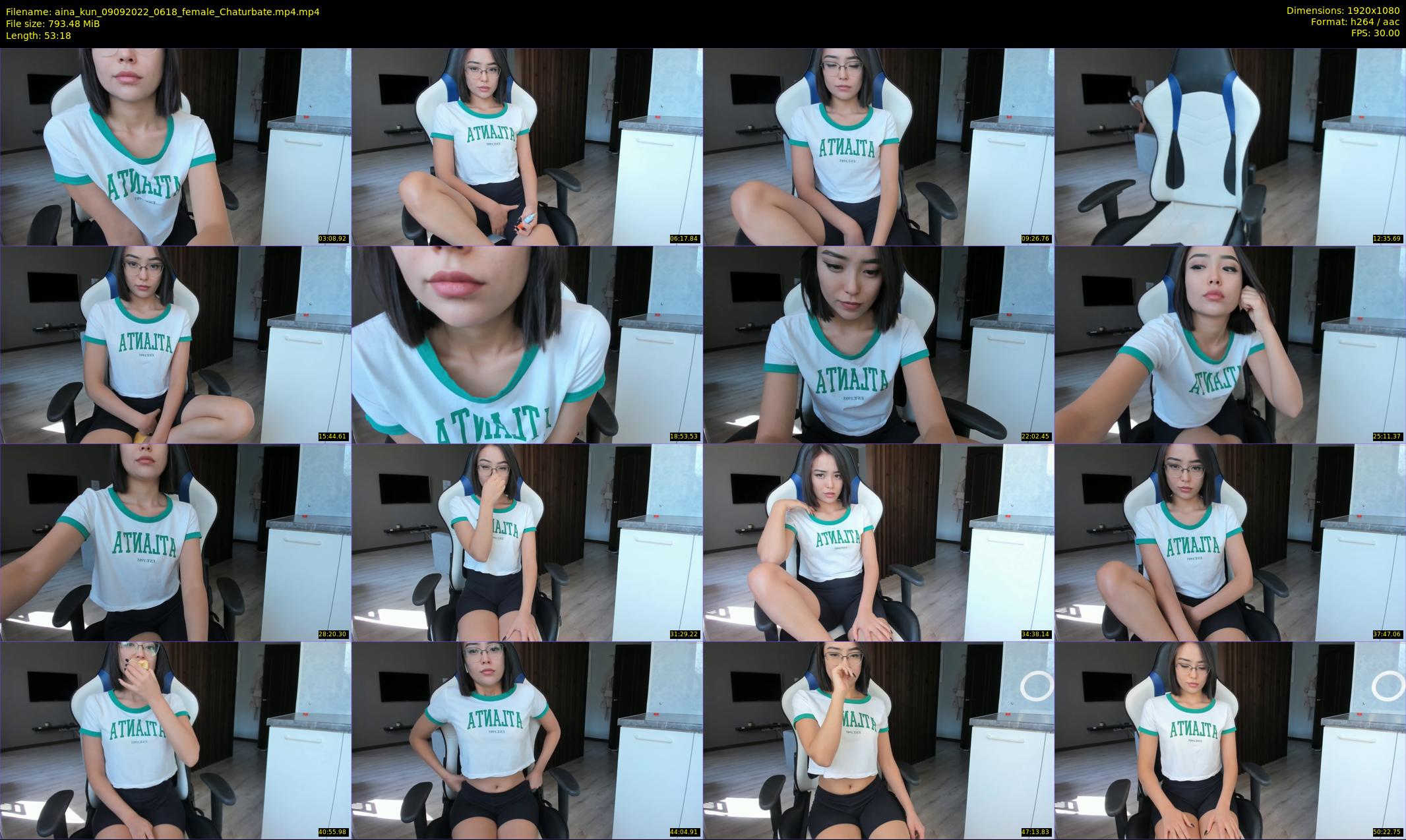 aina_kun — 54 minute Chaturbate female cam show recording, 1080p, Sep 9, 2022