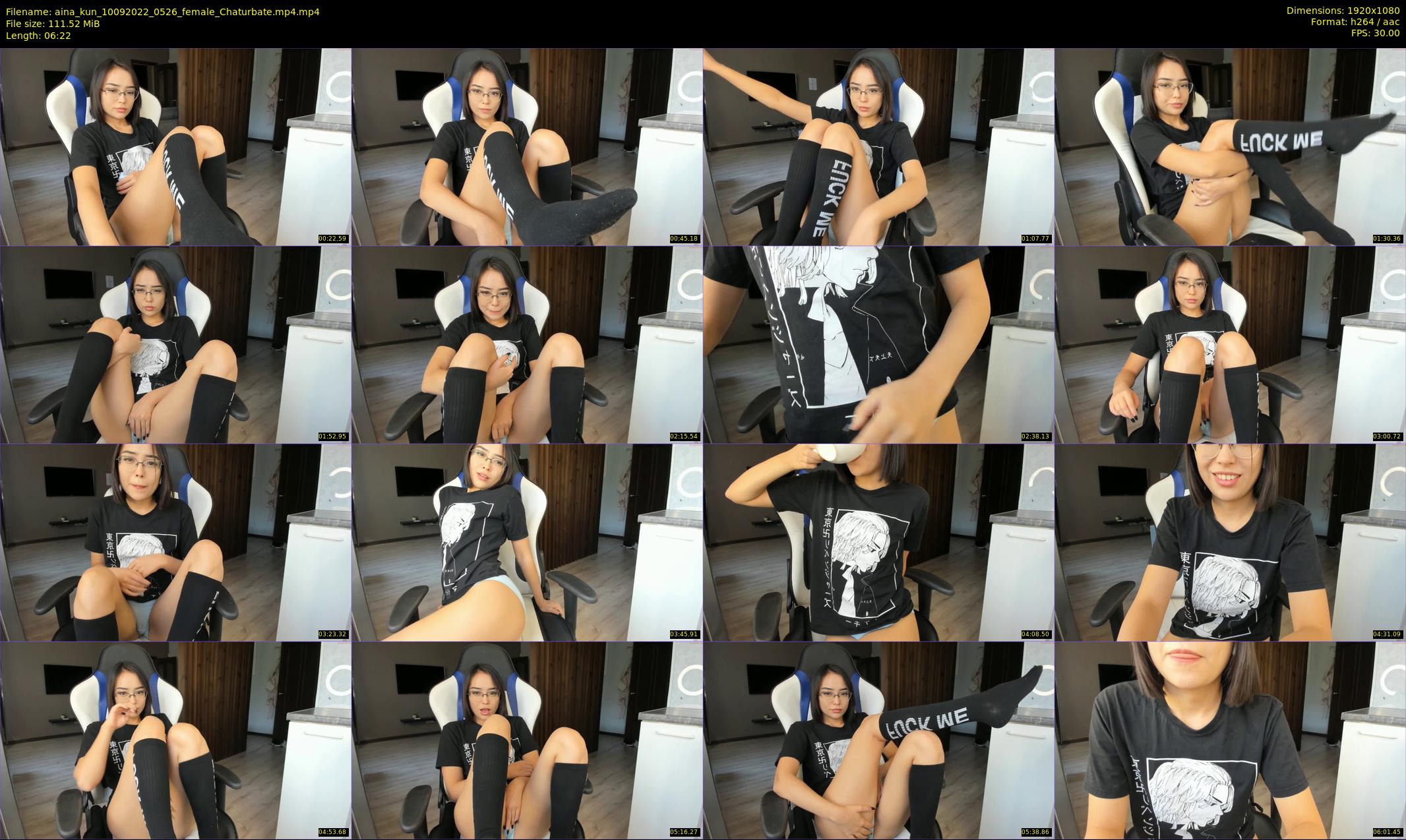 aina_kun — 7 minute Chaturbate female cam show recording, 1080p, Sep 10, 2022